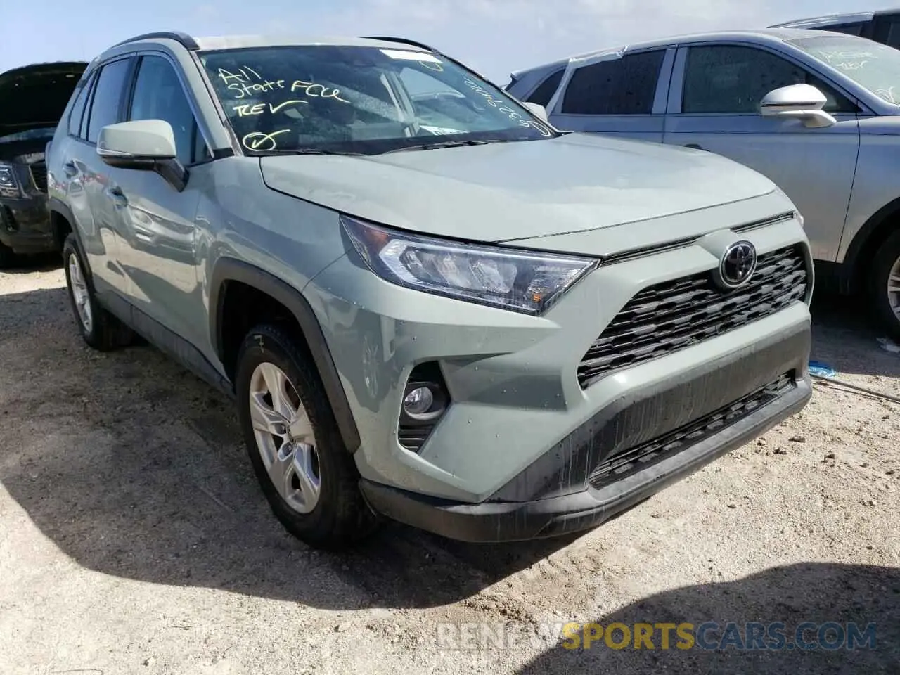 1 fotografías del automóvil dañado 2T3W1RFV1MW158590 TOYOTA RAV4 2021