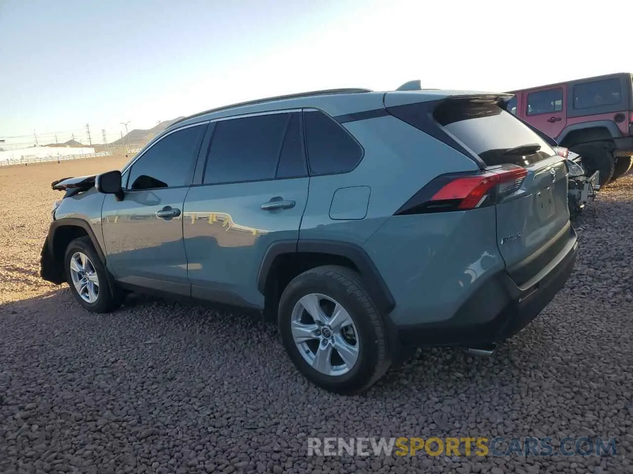 2 fotografías del automóvil dañado 2T3W1RFV1MW165118 TOYOTA RAV4 2021
