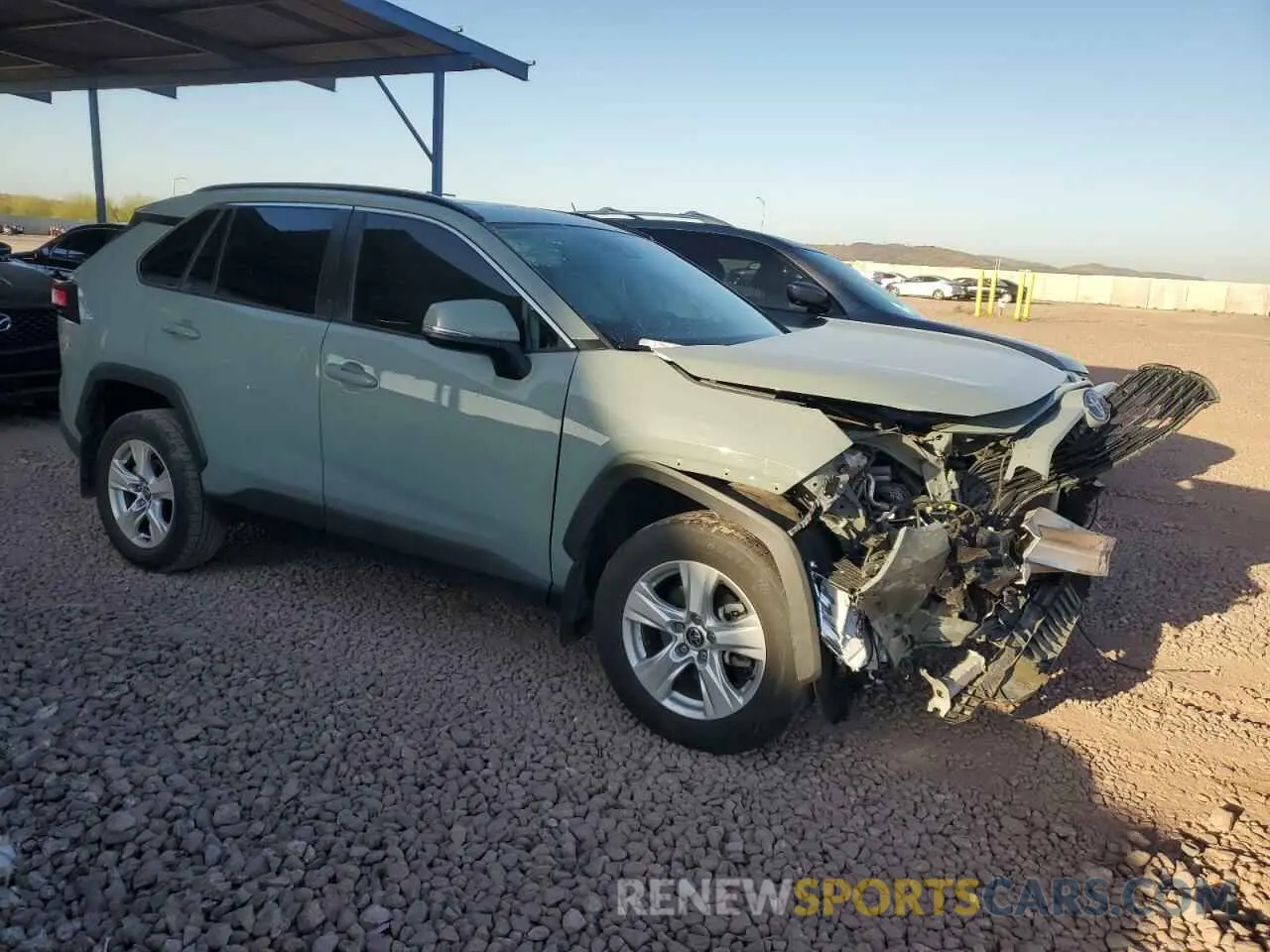 4 fotografías del automóvil dañado 2T3W1RFV1MW165118 TOYOTA RAV4 2021
