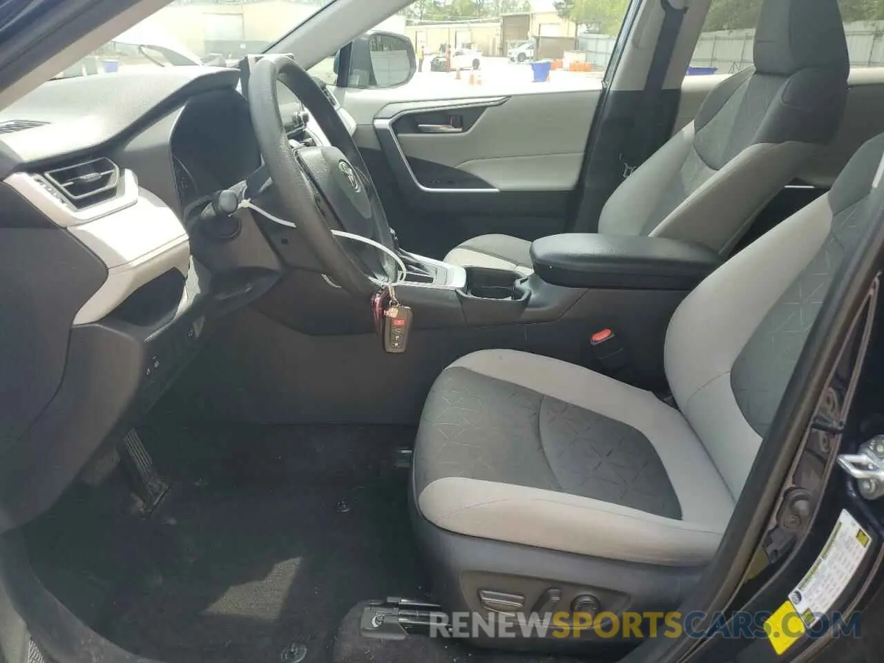 7 fotografías del automóvil dañado 2T3W1RFV1MW180301 TOYOTA RAV4 2021