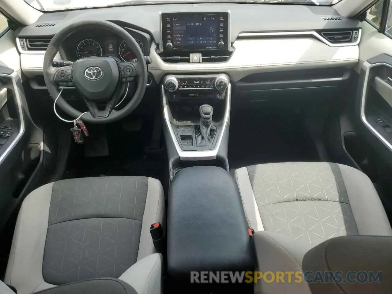 8 fotografías del automóvil dañado 2T3W1RFV1MW180301 TOYOTA RAV4 2021