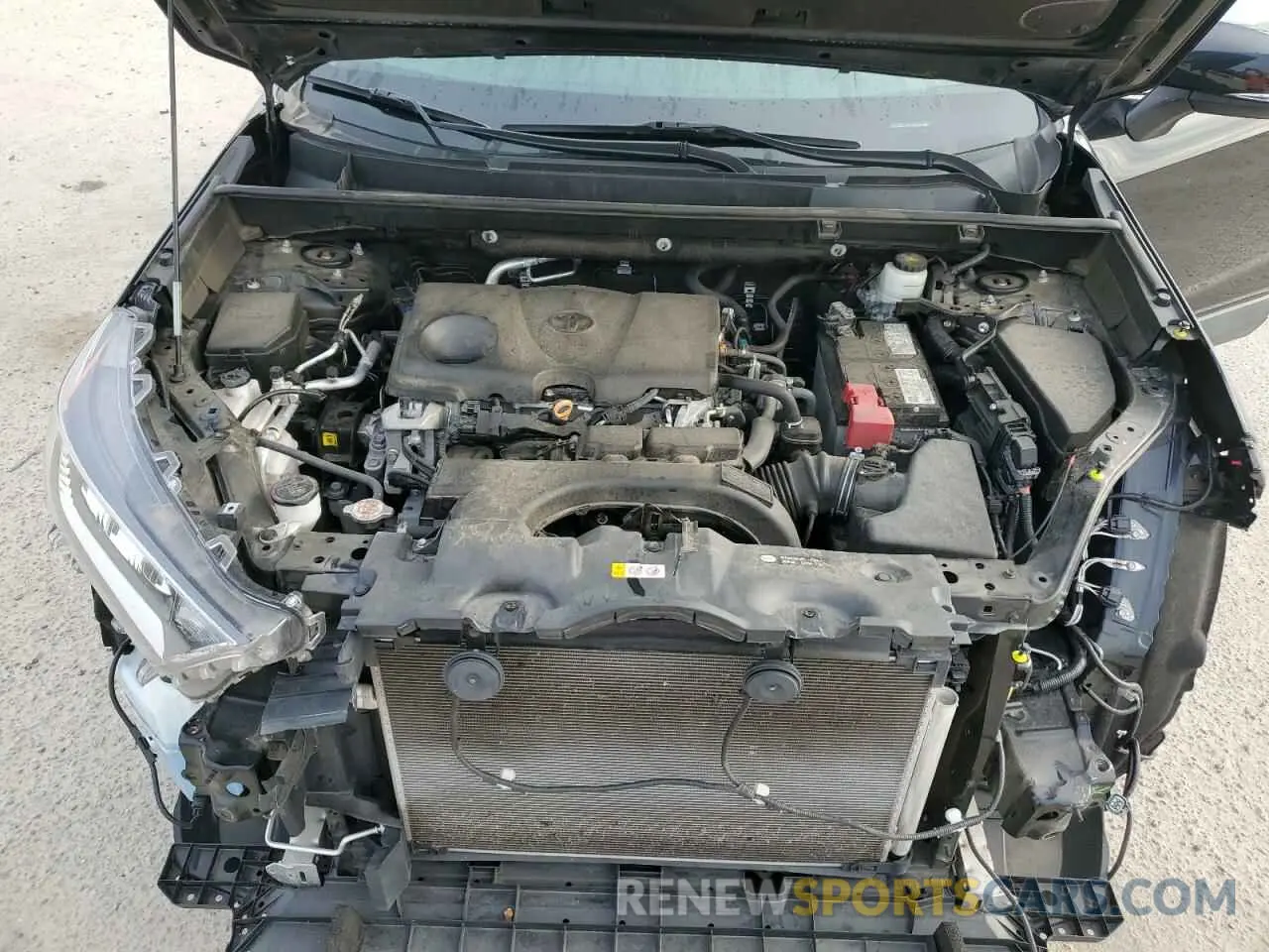 12 fotografías del automóvil dañado 2T3W1RFV2MC095033 TOYOTA RAV4 2021