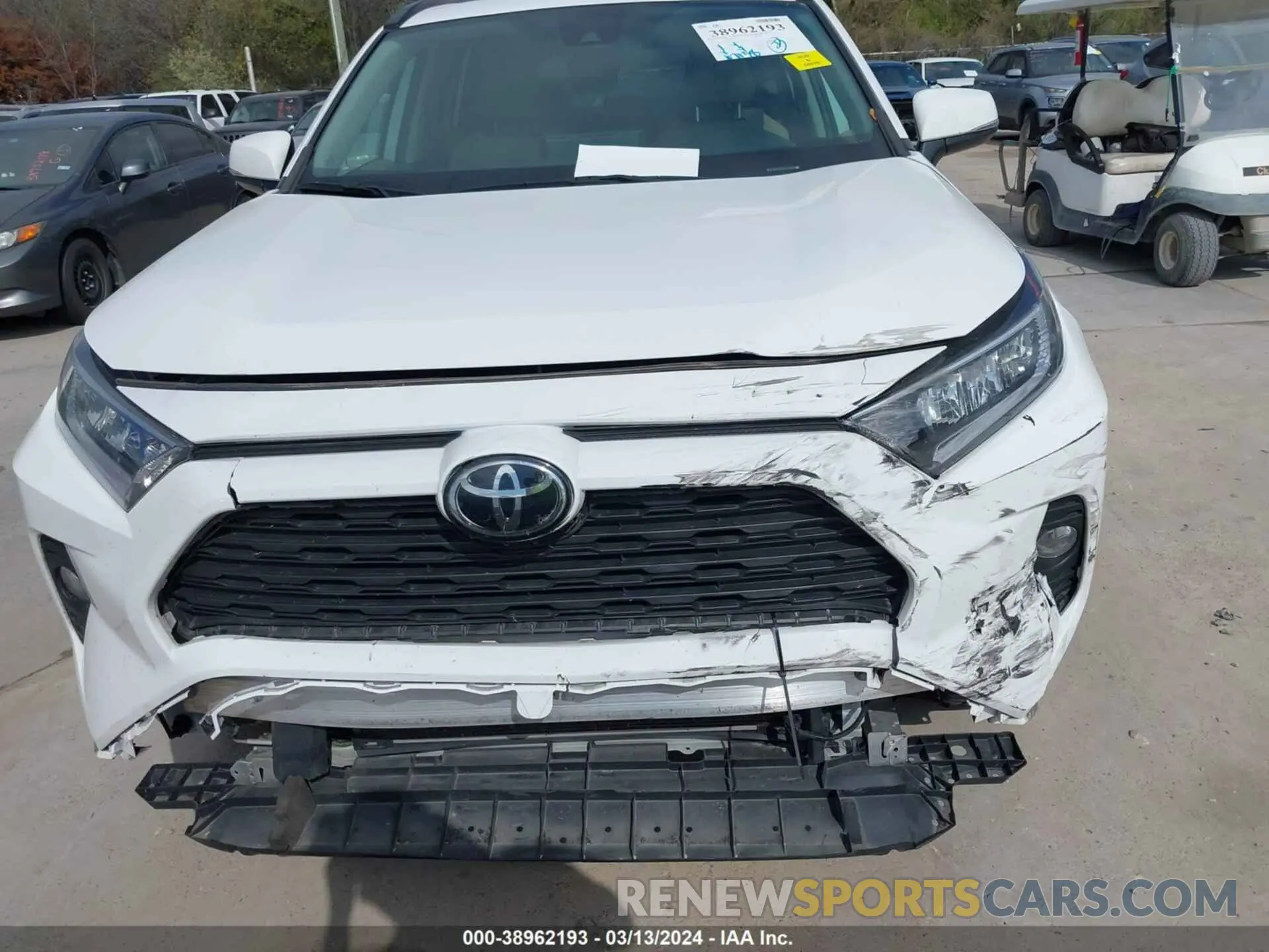 12 fotografías del automóvil dañado 2T3W1RFV2MC125809 TOYOTA RAV4 2021