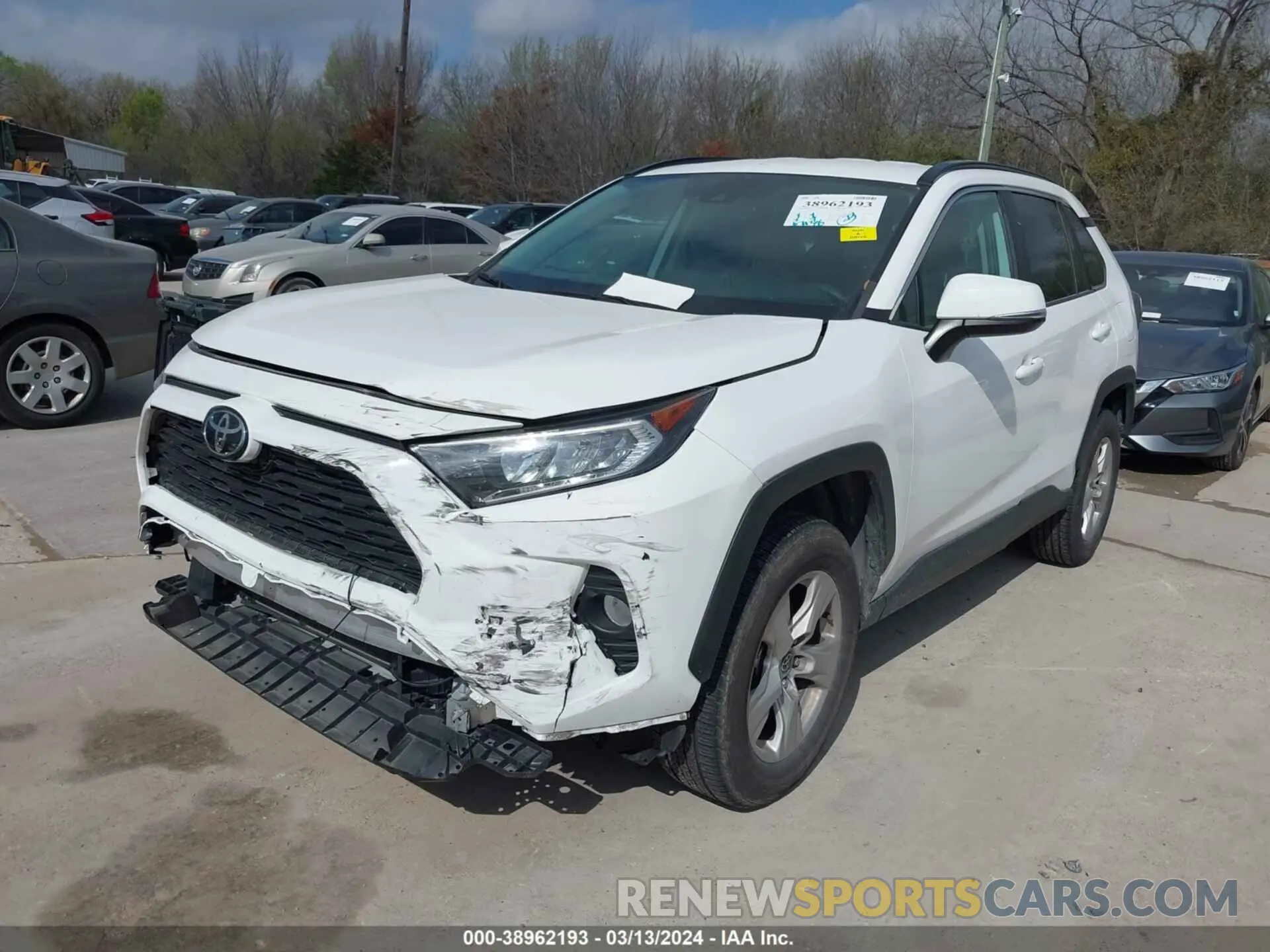 2 fotografías del automóvil dañado 2T3W1RFV2MC125809 TOYOTA RAV4 2021