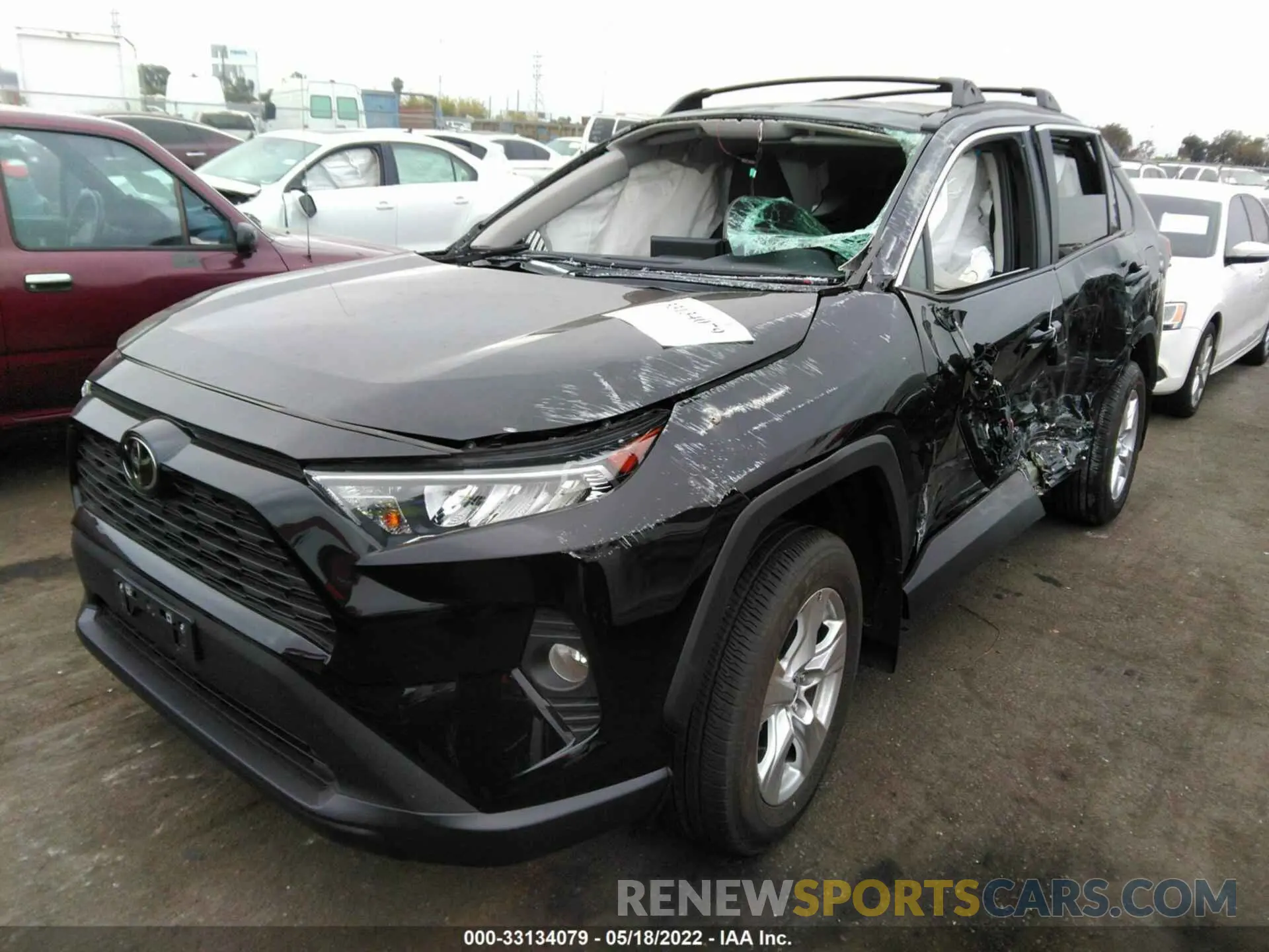 2 fotografías del automóvil dañado 2T3W1RFV2MC149639 TOYOTA RAV4 2021