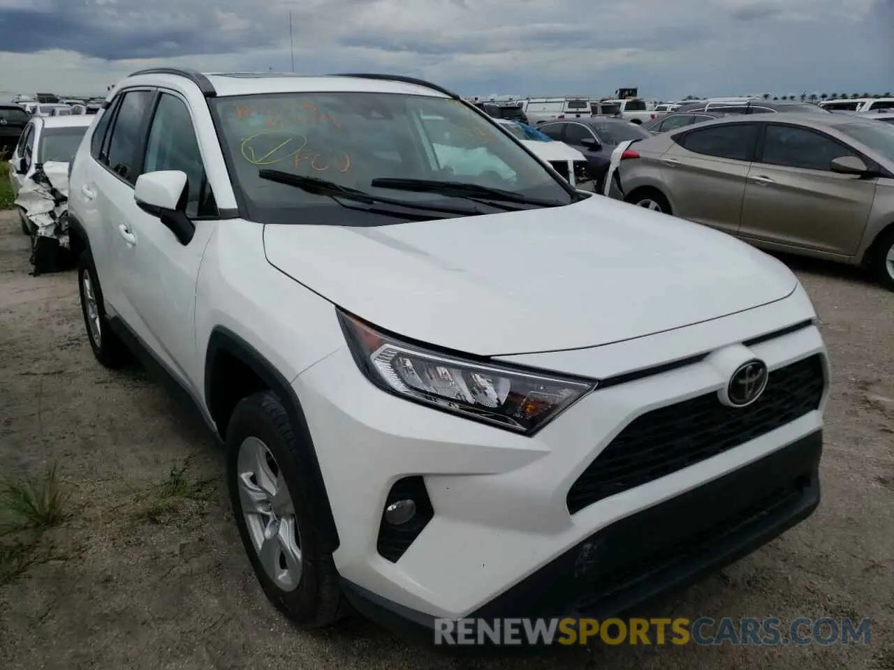 1 fotografías del automóvil dañado 2T3W1RFV2MC150760 TOYOTA RAV4 2021