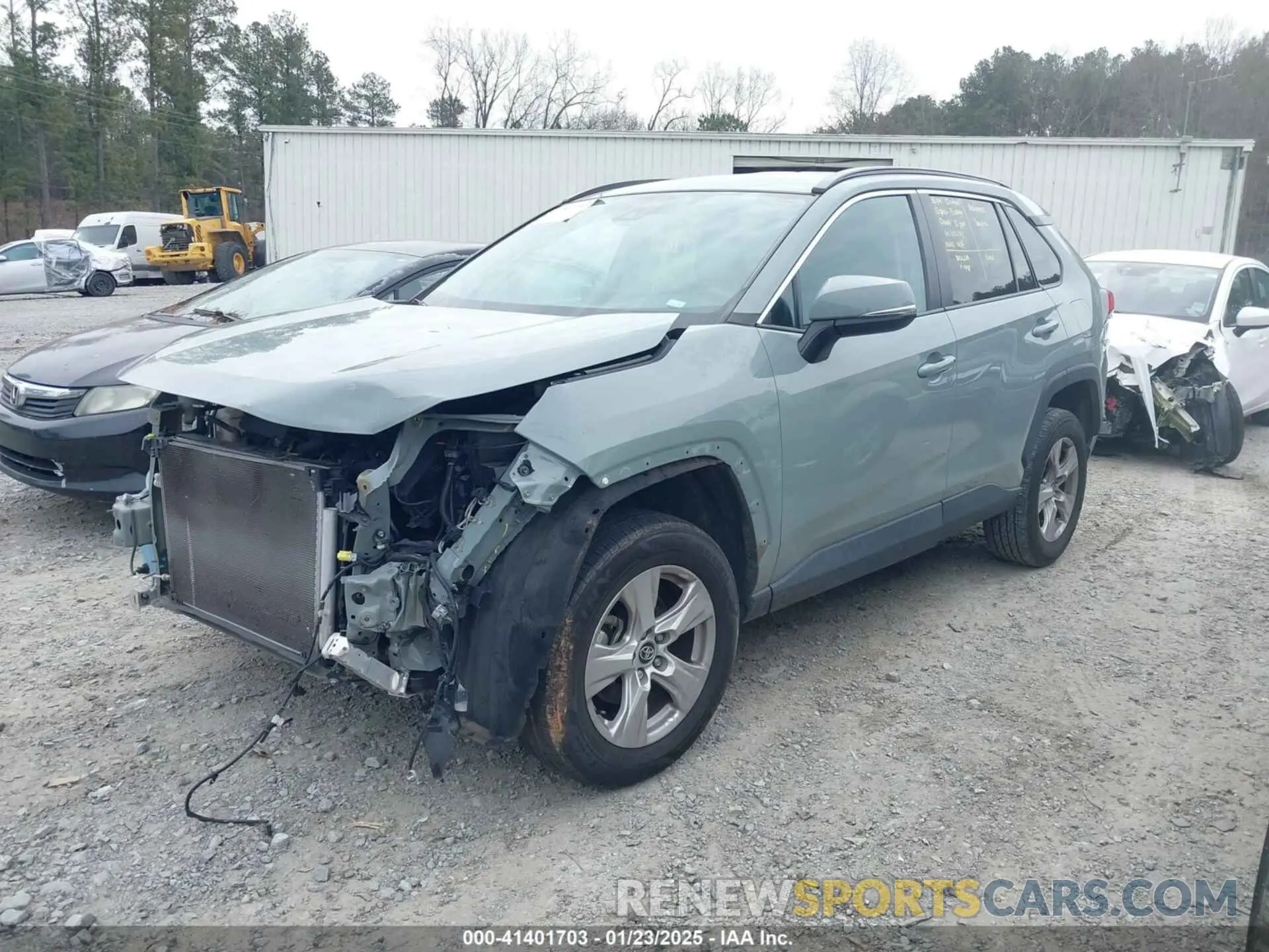 2 fotografías del automóvil dañado 2T3W1RFV2MW117515 TOYOTA RAV4 2021