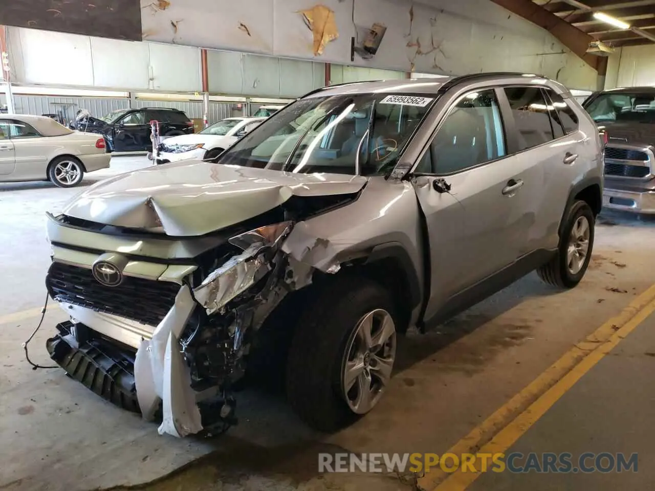 2 fotografías del automóvil dañado 2T3W1RFV2MW118910 TOYOTA RAV4 2021