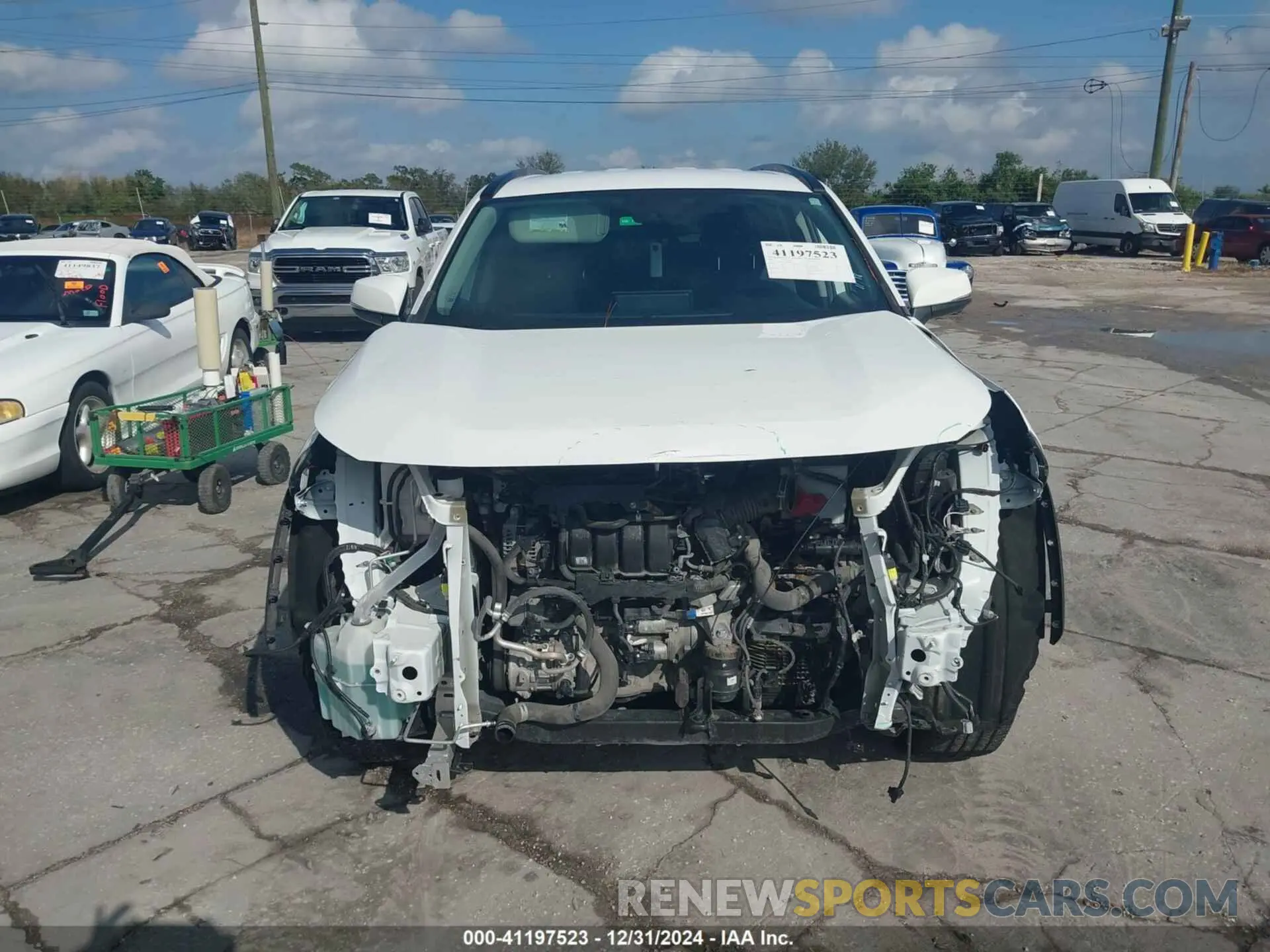 12 fotografías del automóvil dañado 2T3W1RFV2MW124755 TOYOTA RAV4 2021