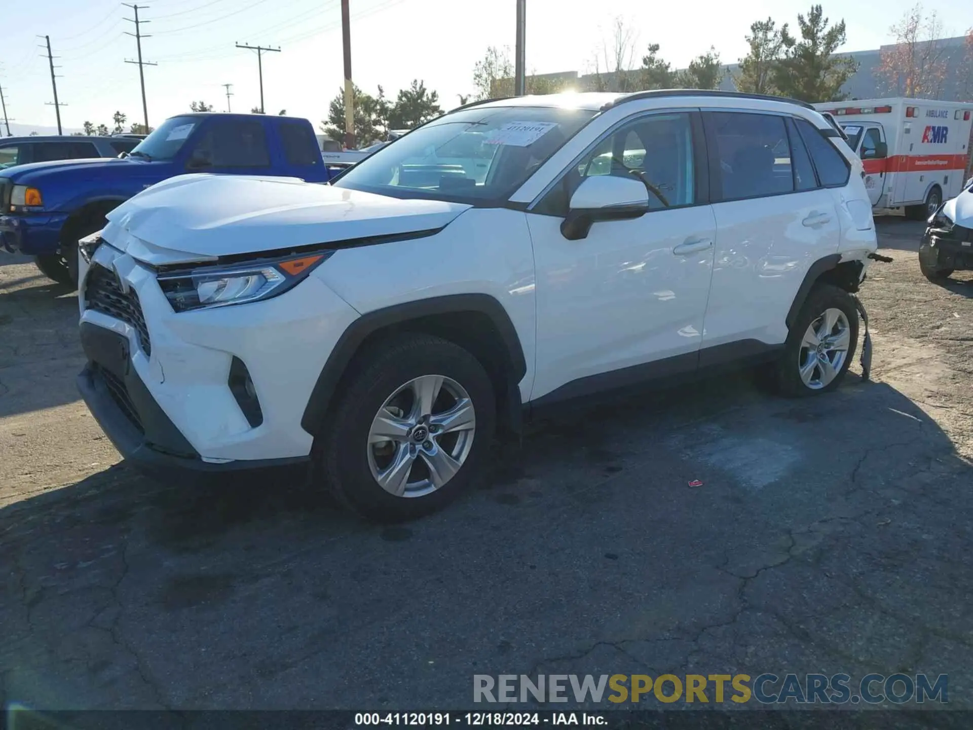 2 fotografías del automóvil dañado 2T3W1RFV3MC097986 TOYOTA RAV4 2021