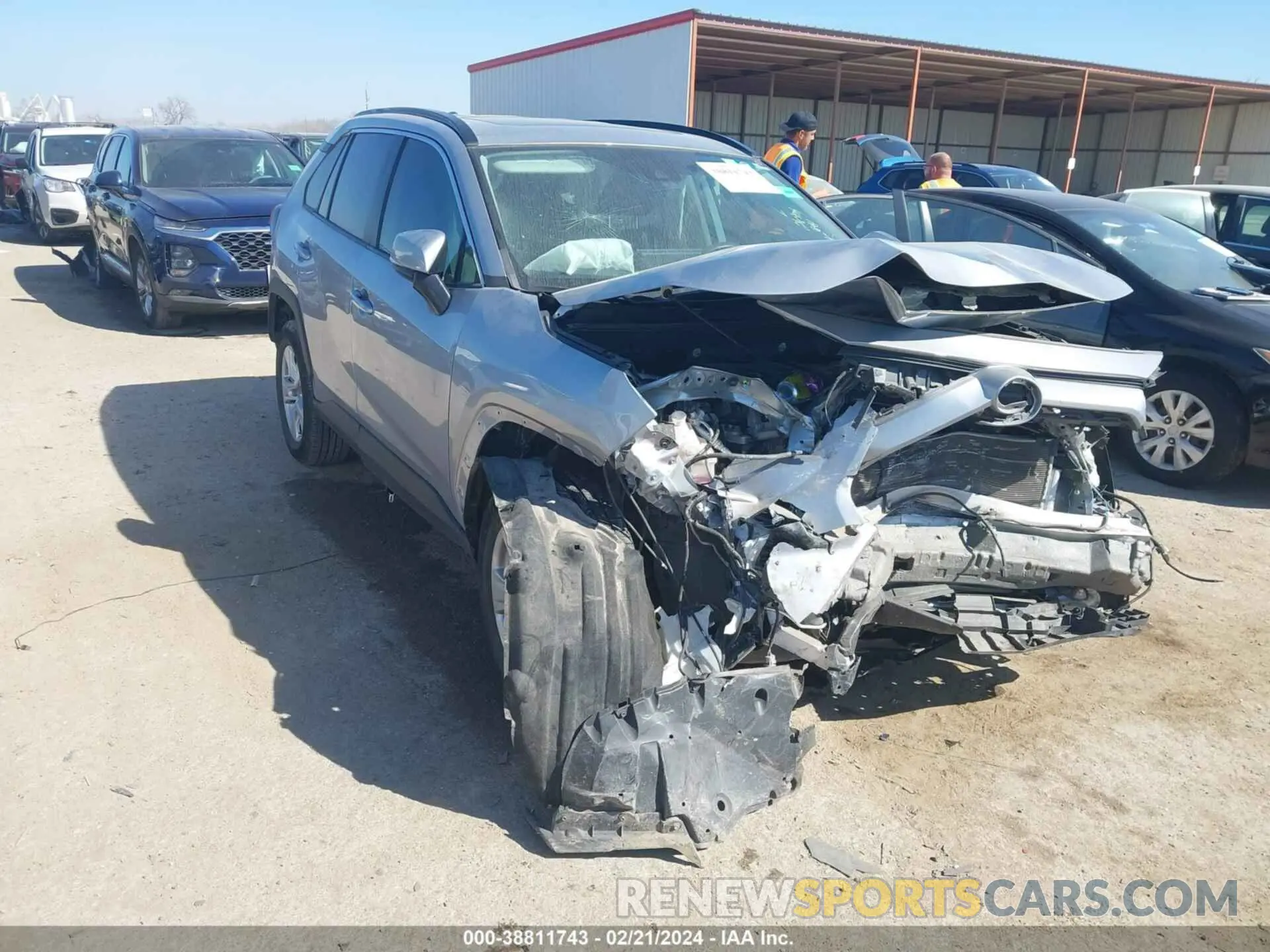 1 fotografías del automóvil dañado 2T3W1RFV3MC109456 TOYOTA RAV4 2021