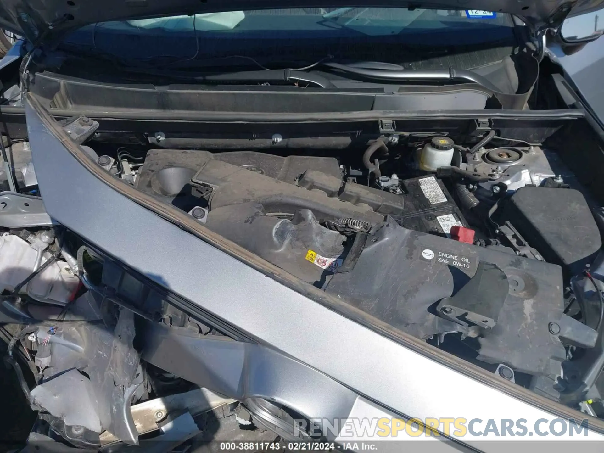 10 fotografías del automóvil dañado 2T3W1RFV3MC109456 TOYOTA RAV4 2021