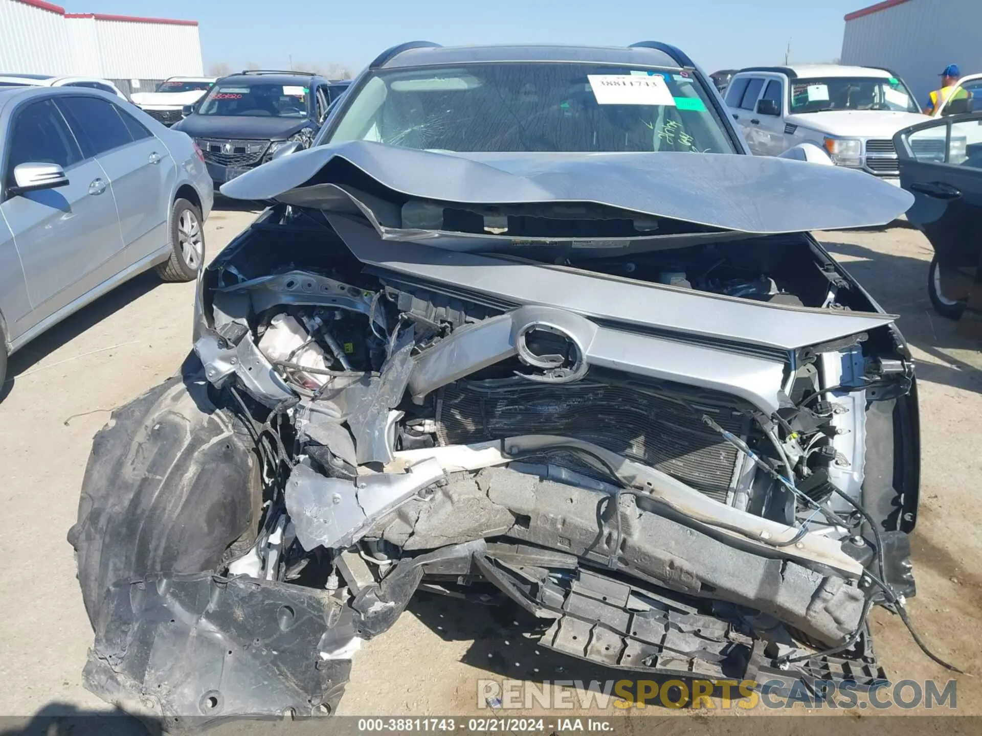 12 fotografías del automóvil dañado 2T3W1RFV3MC109456 TOYOTA RAV4 2021