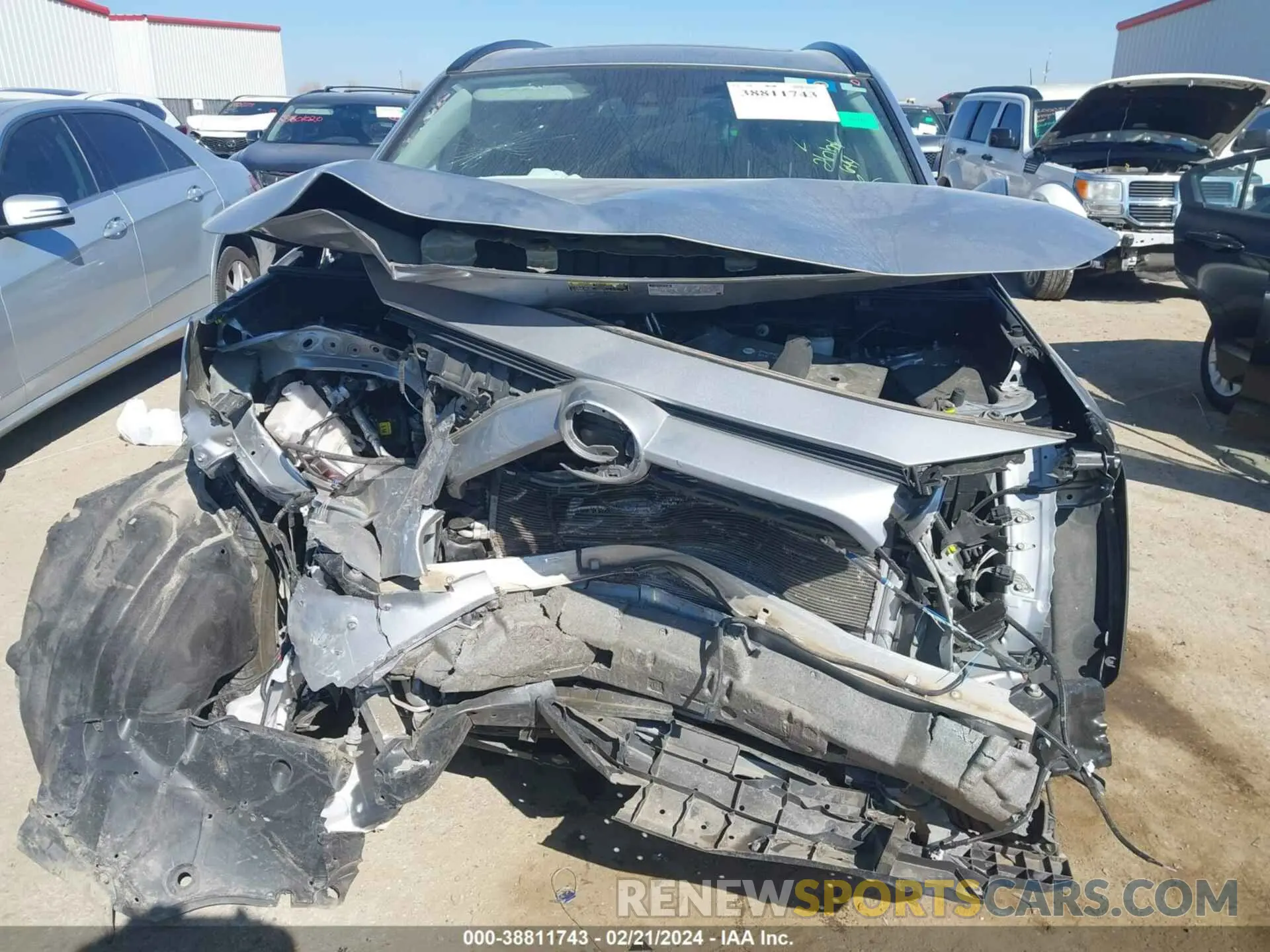 6 fotografías del automóvil dañado 2T3W1RFV3MC109456 TOYOTA RAV4 2021