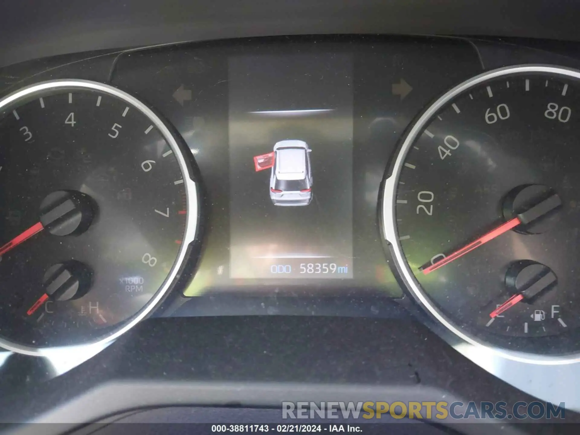 7 fotografías del automóvil dañado 2T3W1RFV3MC109456 TOYOTA RAV4 2021