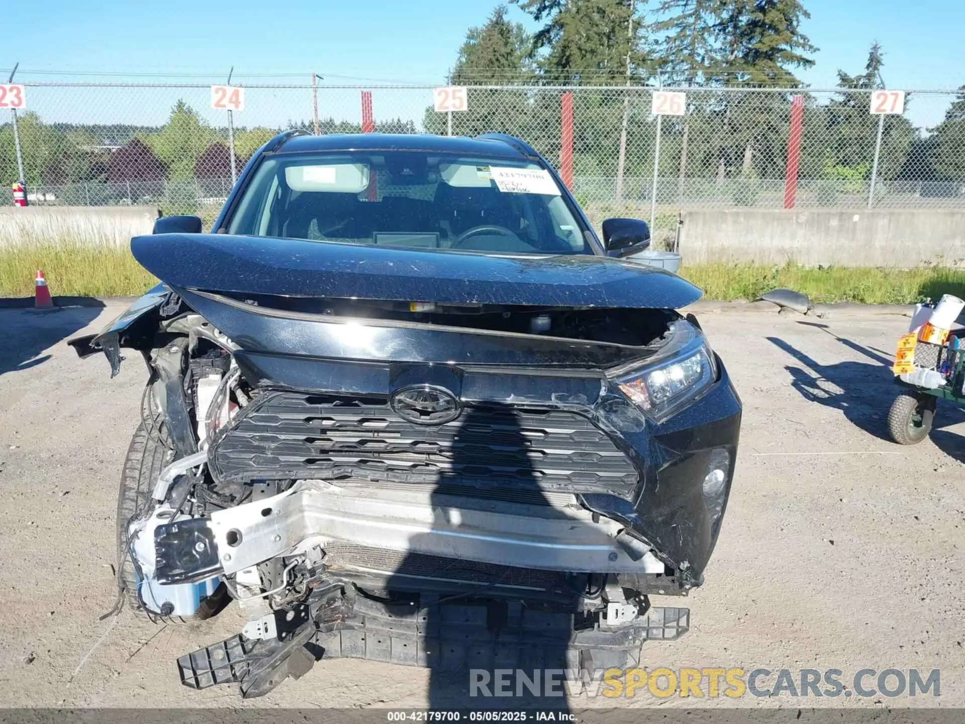 12 fotografías del automóvil dañado 2T3W1RFV3MC132459 TOYOTA RAV4 2021