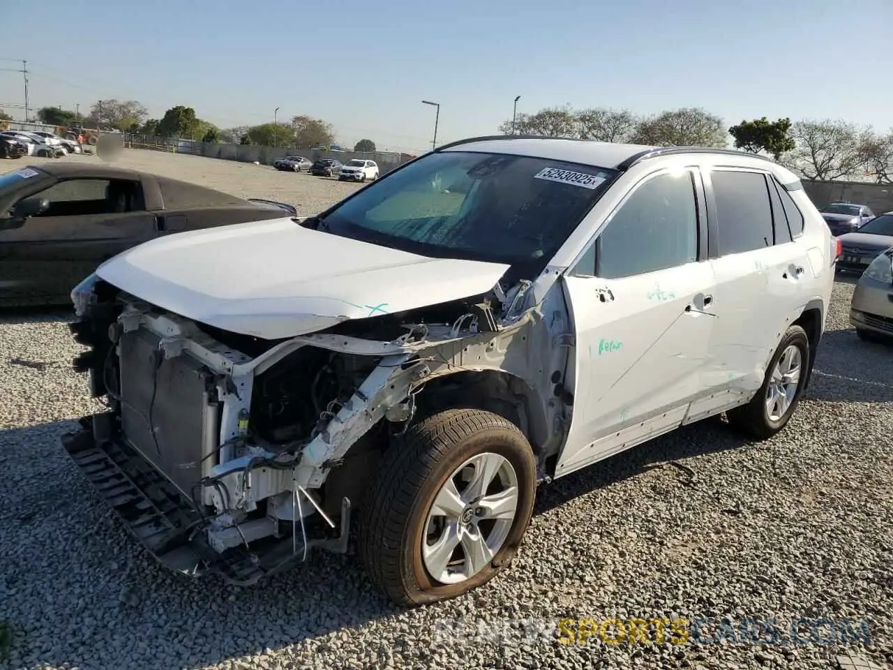 1 fotografías del automóvil dañado 2T3W1RFV3MC152047 TOYOTA RAV4 2021