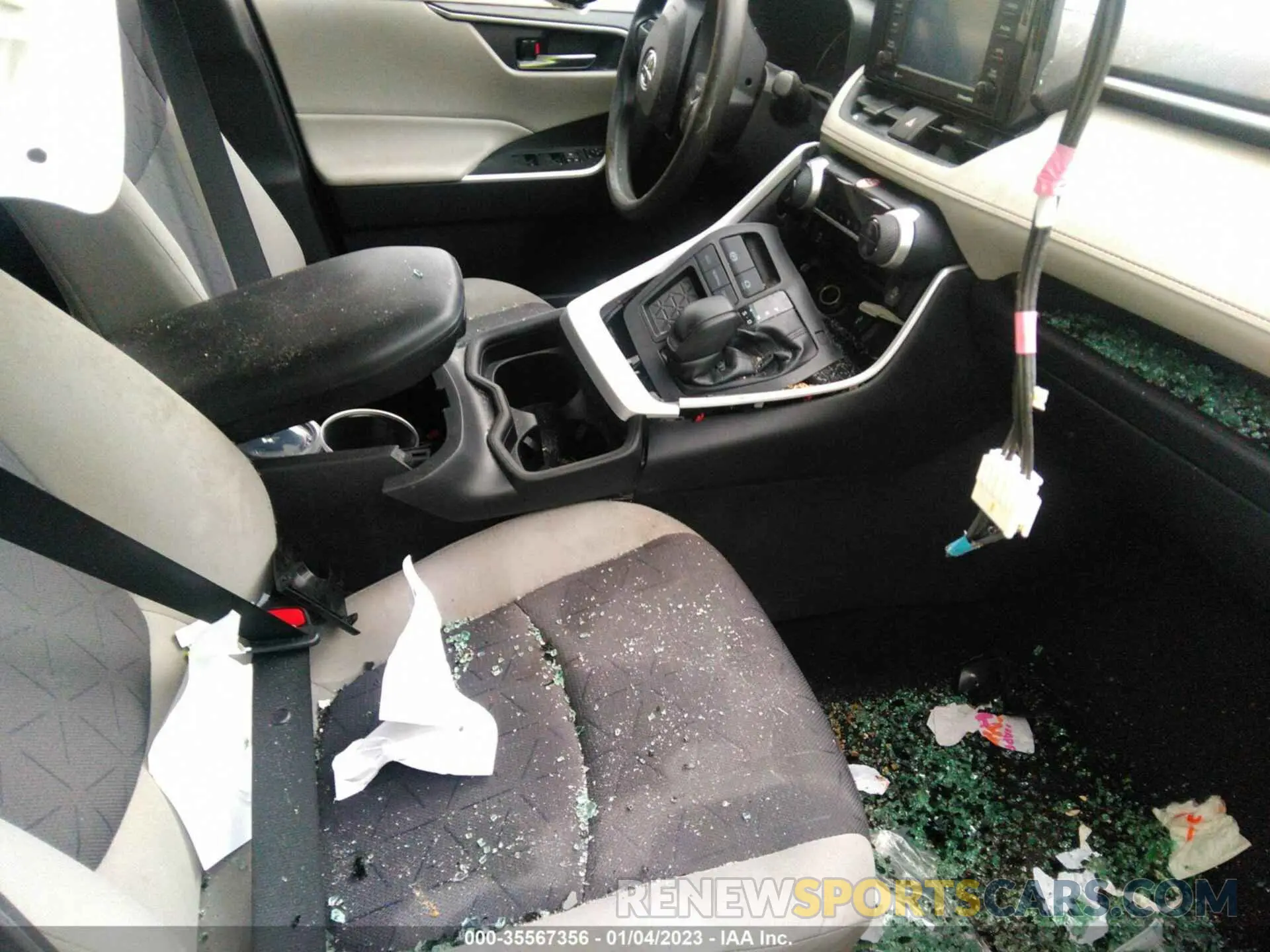 5 fotografías del automóvil dañado 2T3W1RFV3MW118382 TOYOTA RAV4 2021