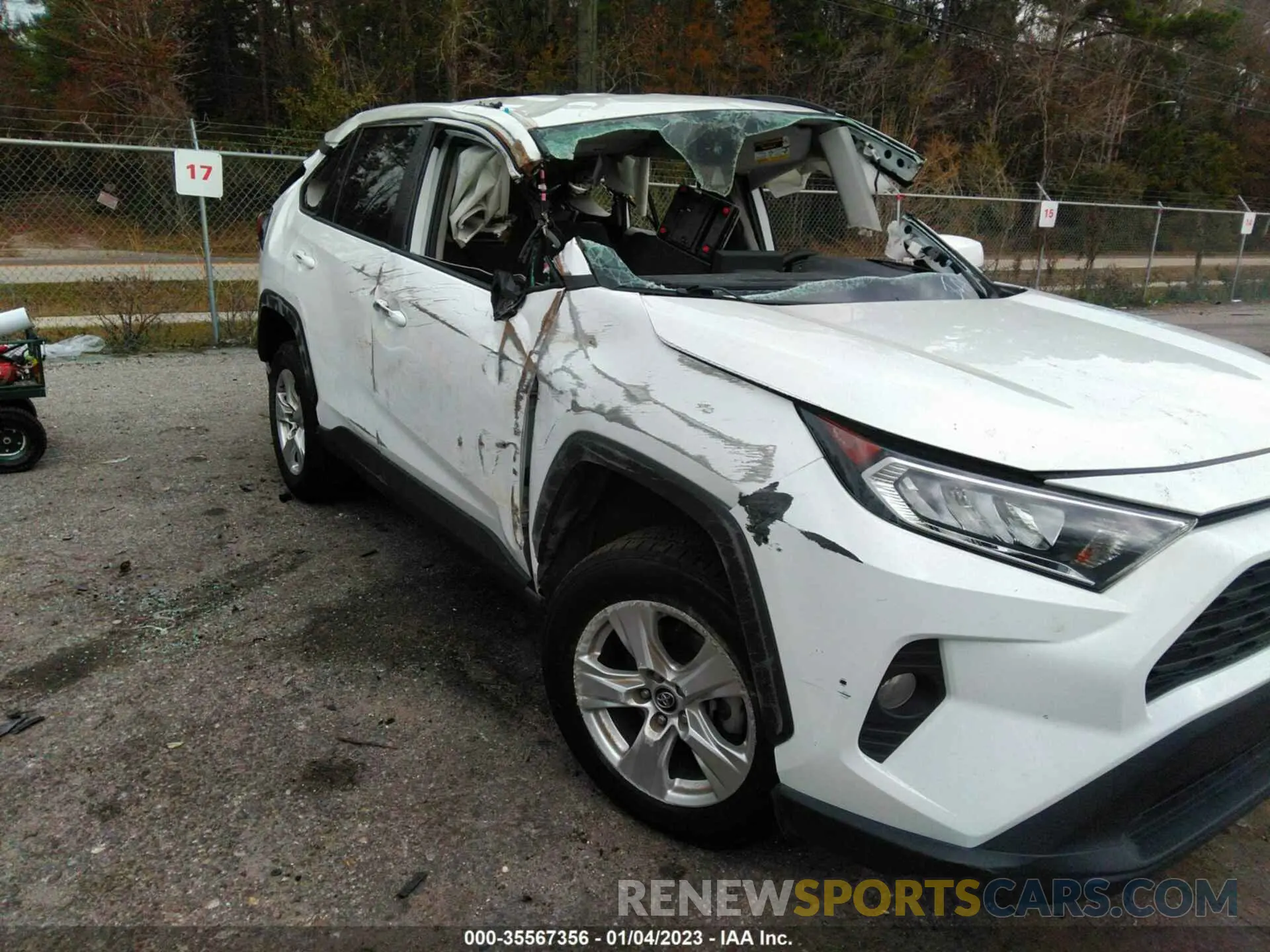 6 fotografías del automóvil dañado 2T3W1RFV3MW118382 TOYOTA RAV4 2021