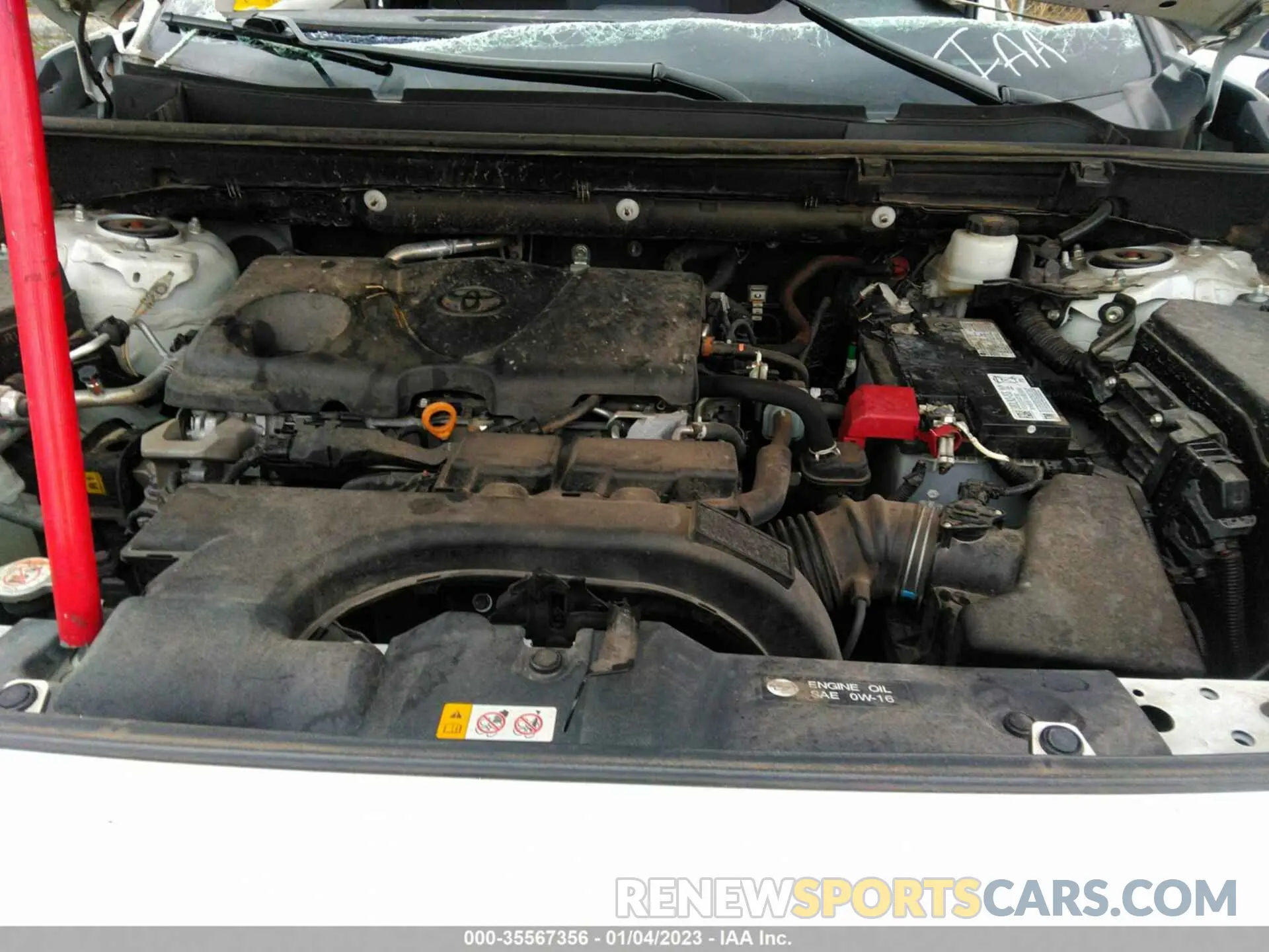 9 fotografías del automóvil dañado 2T3W1RFV3MW118382 TOYOTA RAV4 2021