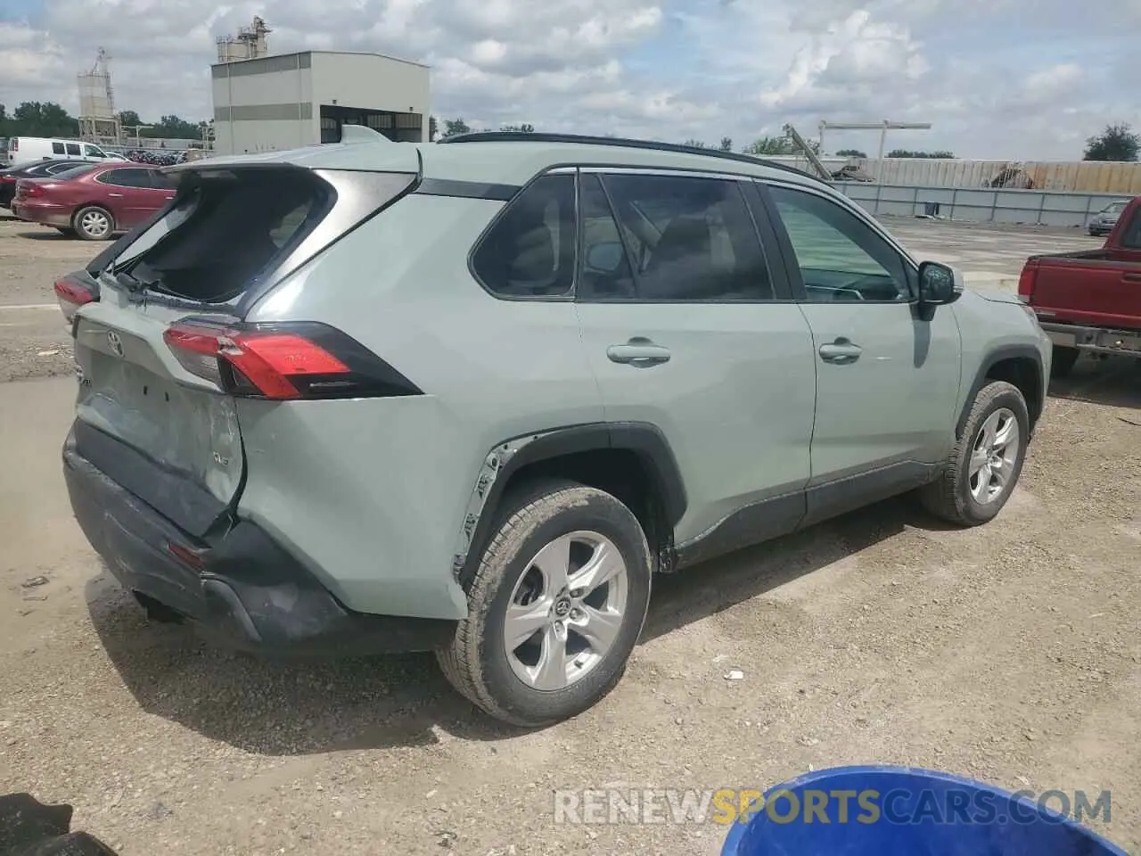 3 fotografías del automóvil dañado 2T3W1RFV3MW118530 TOYOTA RAV4 2021