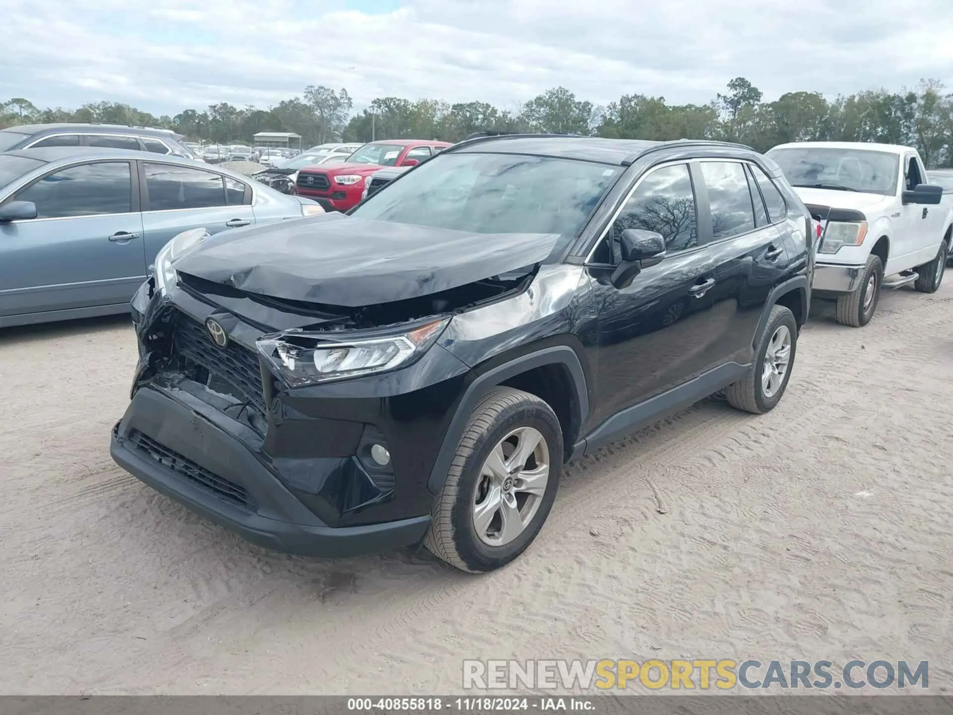 2 fotografías del automóvil dañado 2T3W1RFV3MW139104 TOYOTA RAV4 2021