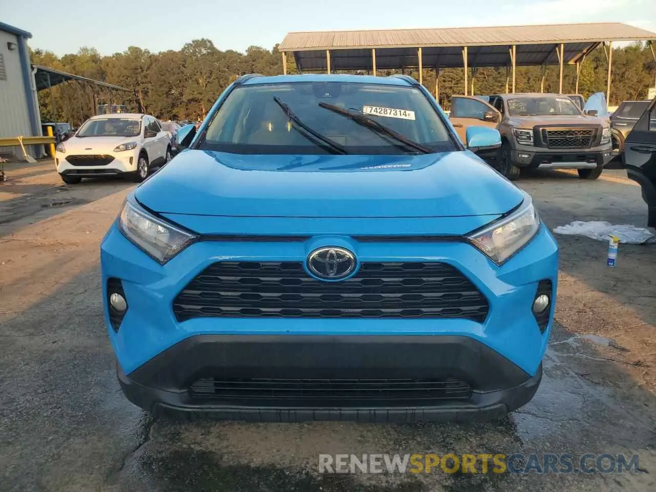 5 fotografías del automóvil dañado 2T3W1RFV3MW162334 TOYOTA RAV4 2021