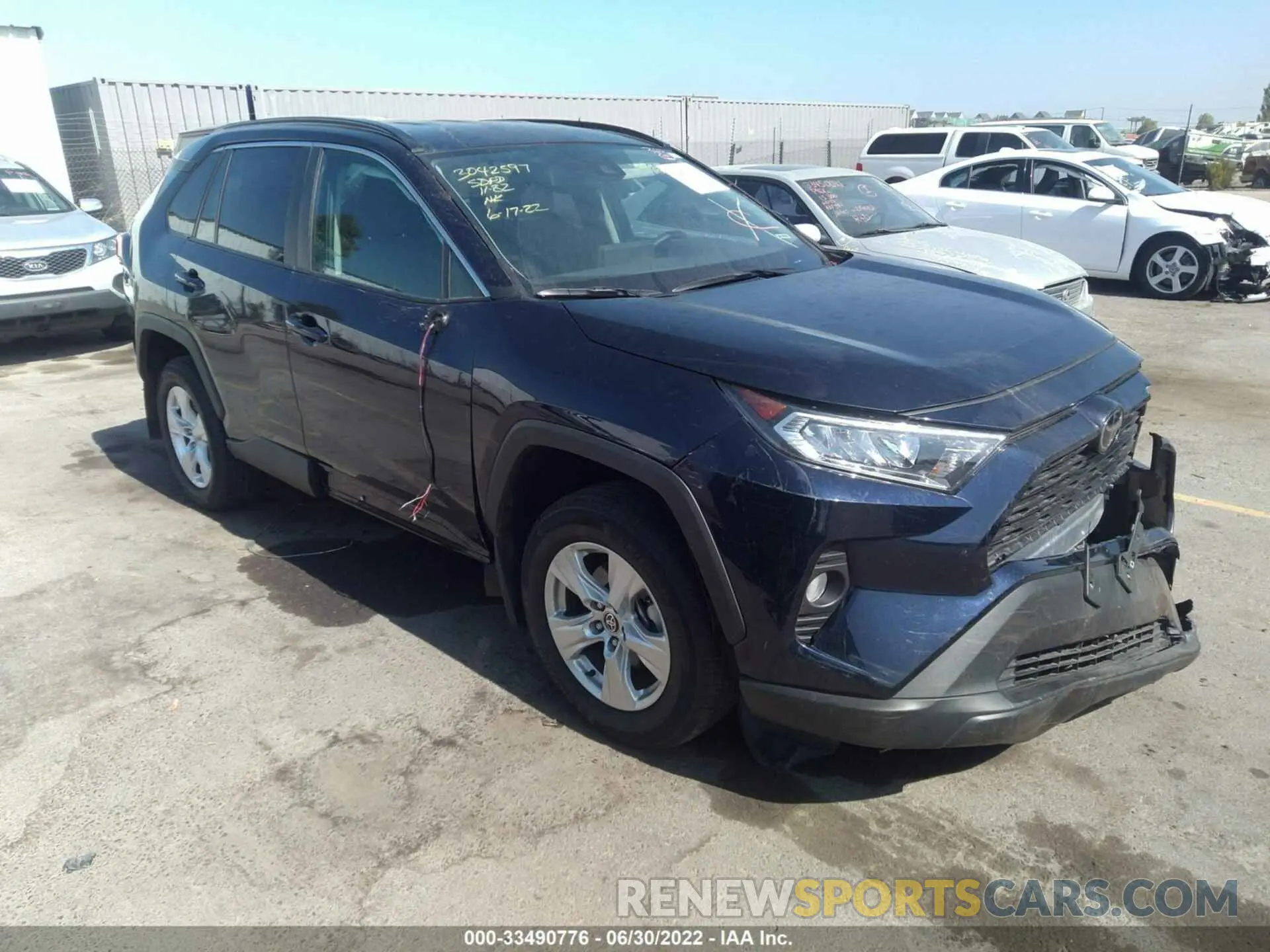 1 fotografías del automóvil dañado 2T3W1RFV3MW162964 TOYOTA RAV4 2021