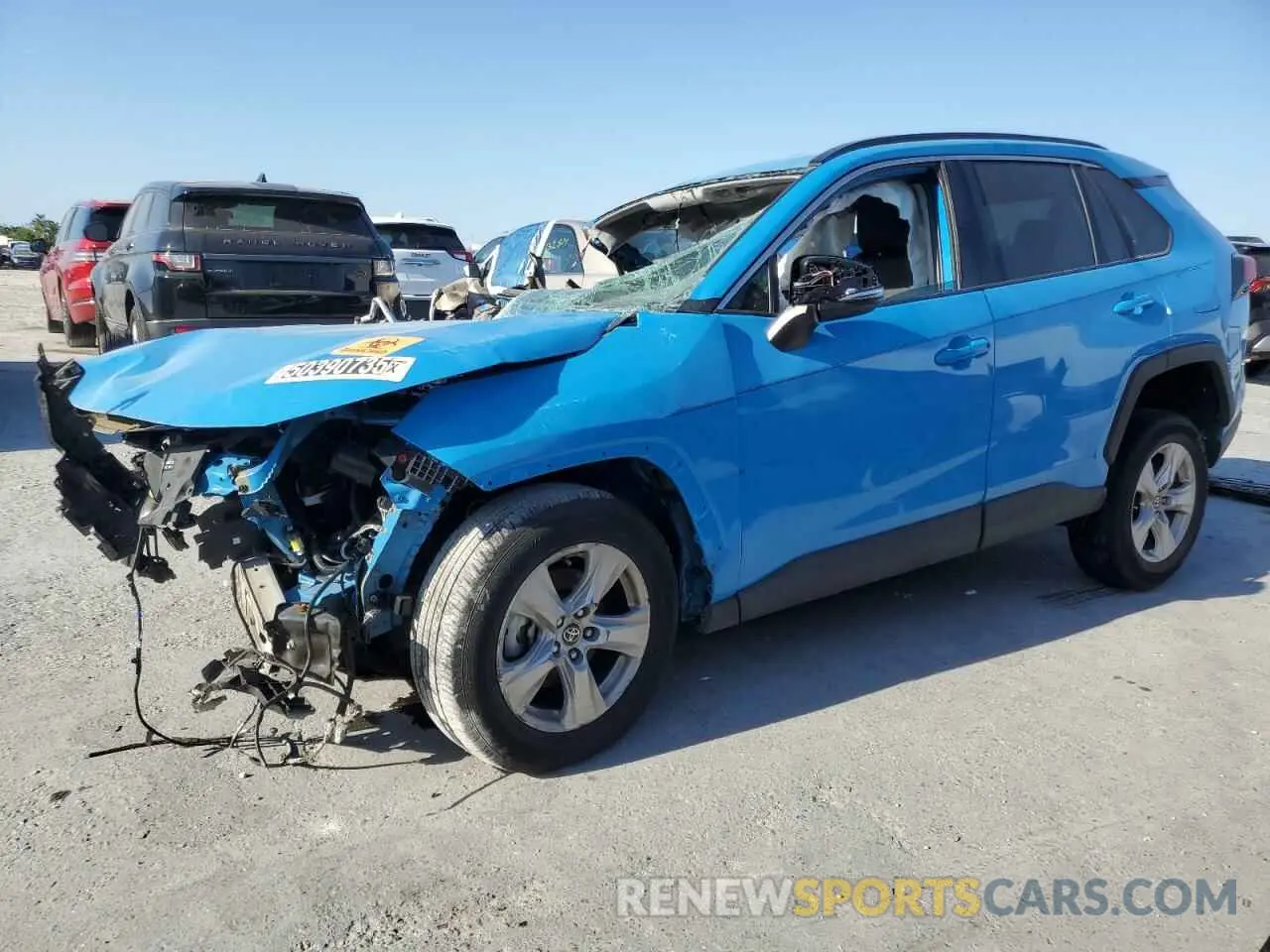 1 fotografías del automóvil dañado 2T3W1RFV3MW171423 TOYOTA RAV4 2021