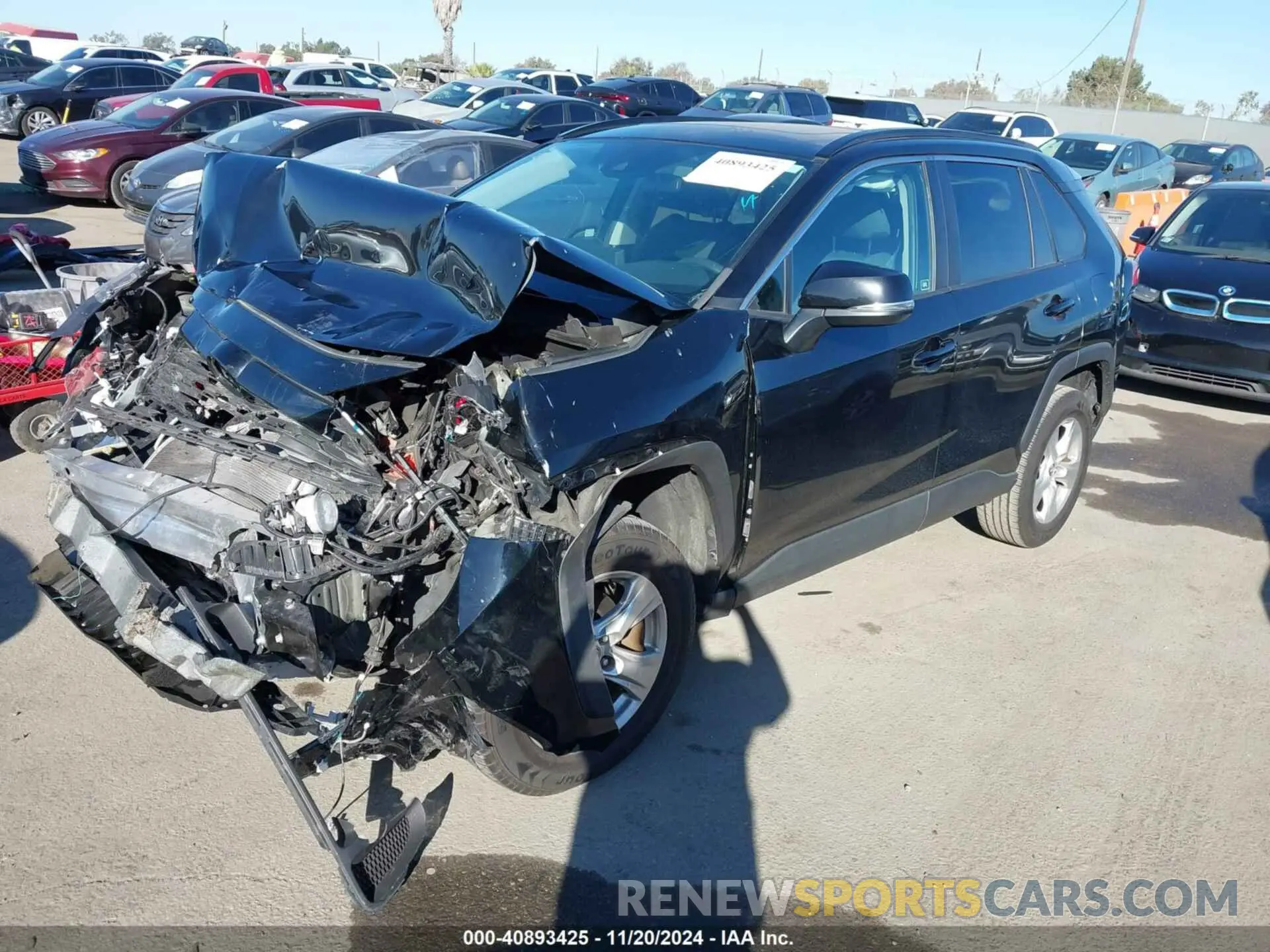 2 fotografías del automóvil dañado 2T3W1RFV4MC099004 TOYOTA RAV4 2021