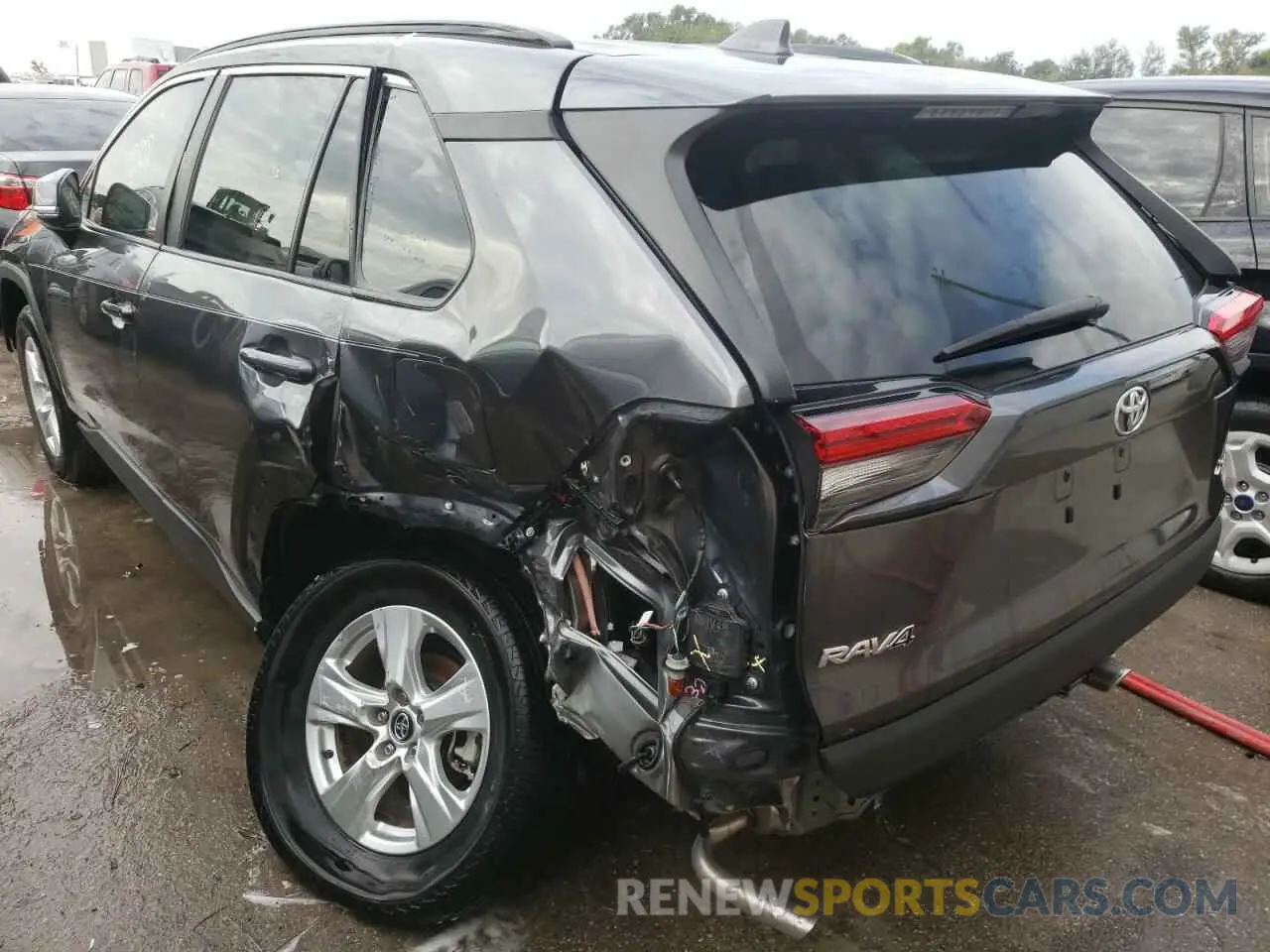 3 fotografías del automóvil dañado 2T3W1RFV4MC101575 TOYOTA RAV4 2021