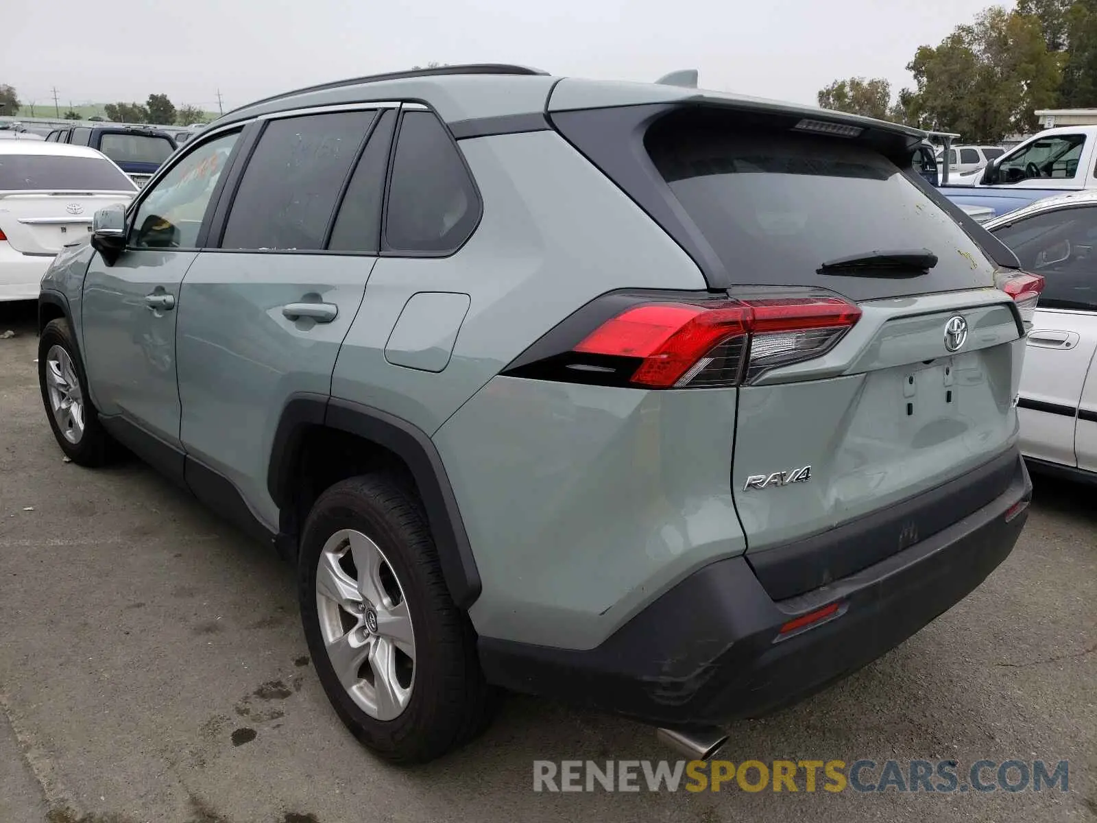 3 fotografías del automóvil dañado 2T3W1RFV4MW106080 TOYOTA RAV4 2021