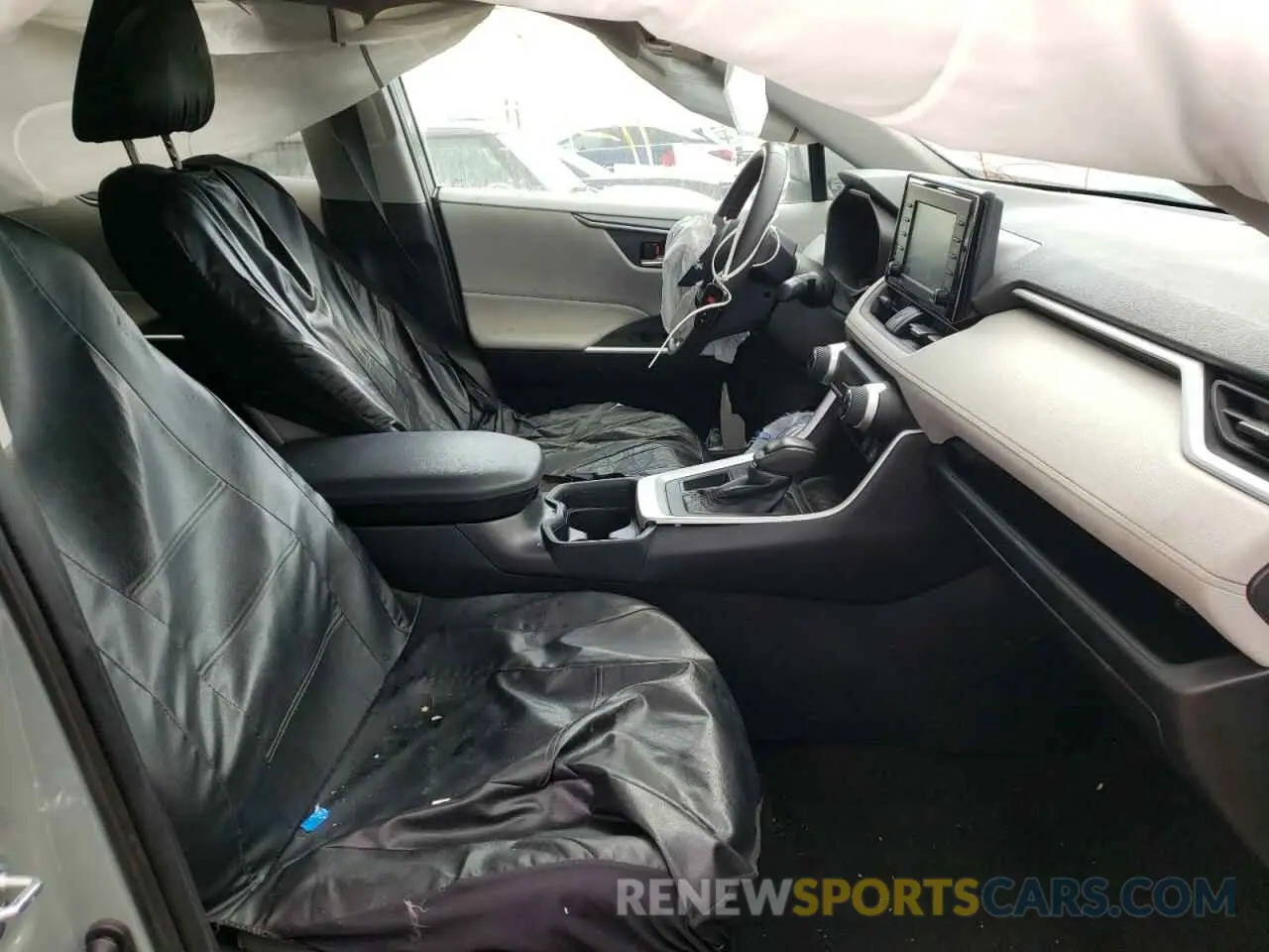 5 fotografías del automóvil dañado 2T3W1RFV4MW106080 TOYOTA RAV4 2021