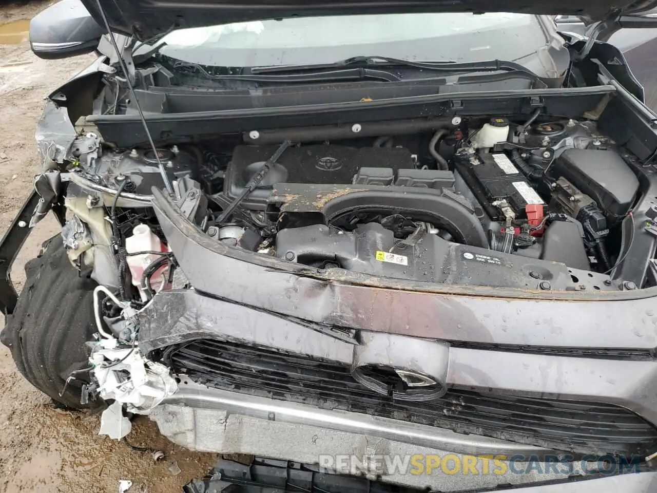 12 fotografías del automóvil dañado 2T3W1RFV4MW111294 TOYOTA RAV4 2021