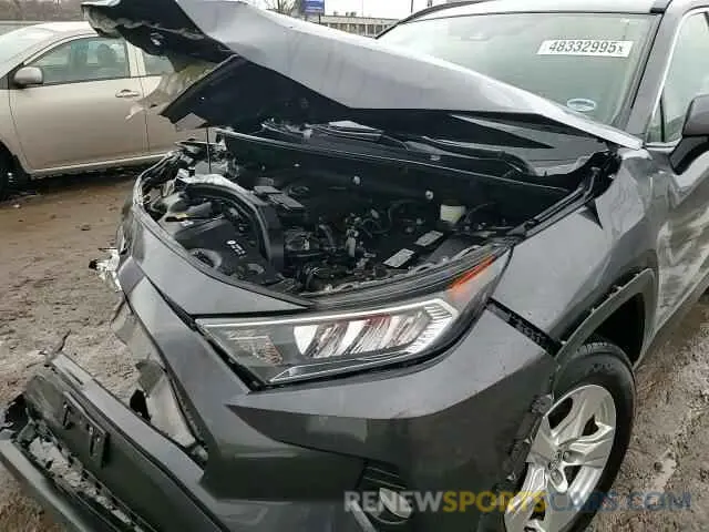 14 fotografías del automóvil dañado 2T3W1RFV4MW111294 TOYOTA RAV4 2021