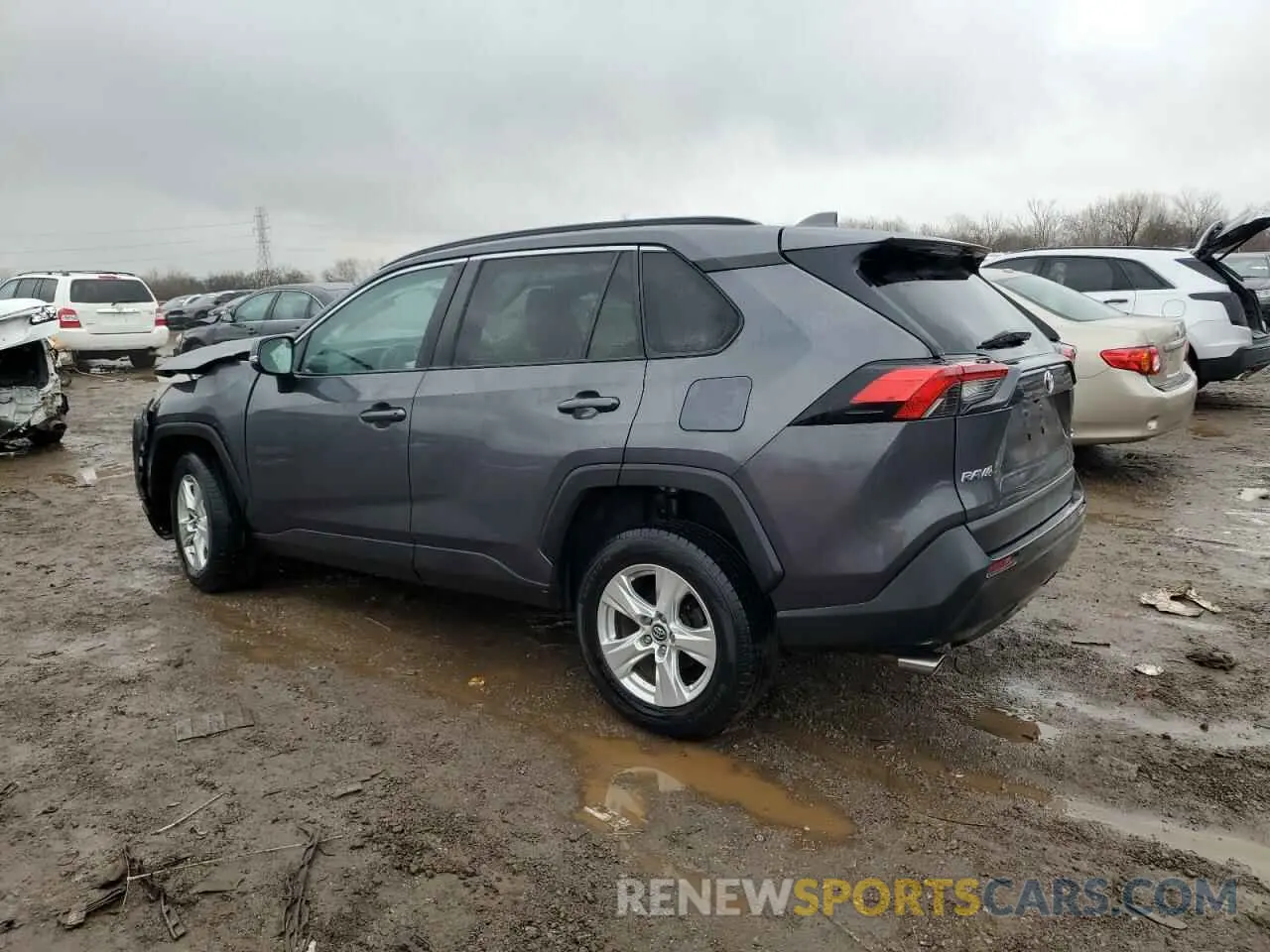 2 fotografías del automóvil dañado 2T3W1RFV4MW111294 TOYOTA RAV4 2021