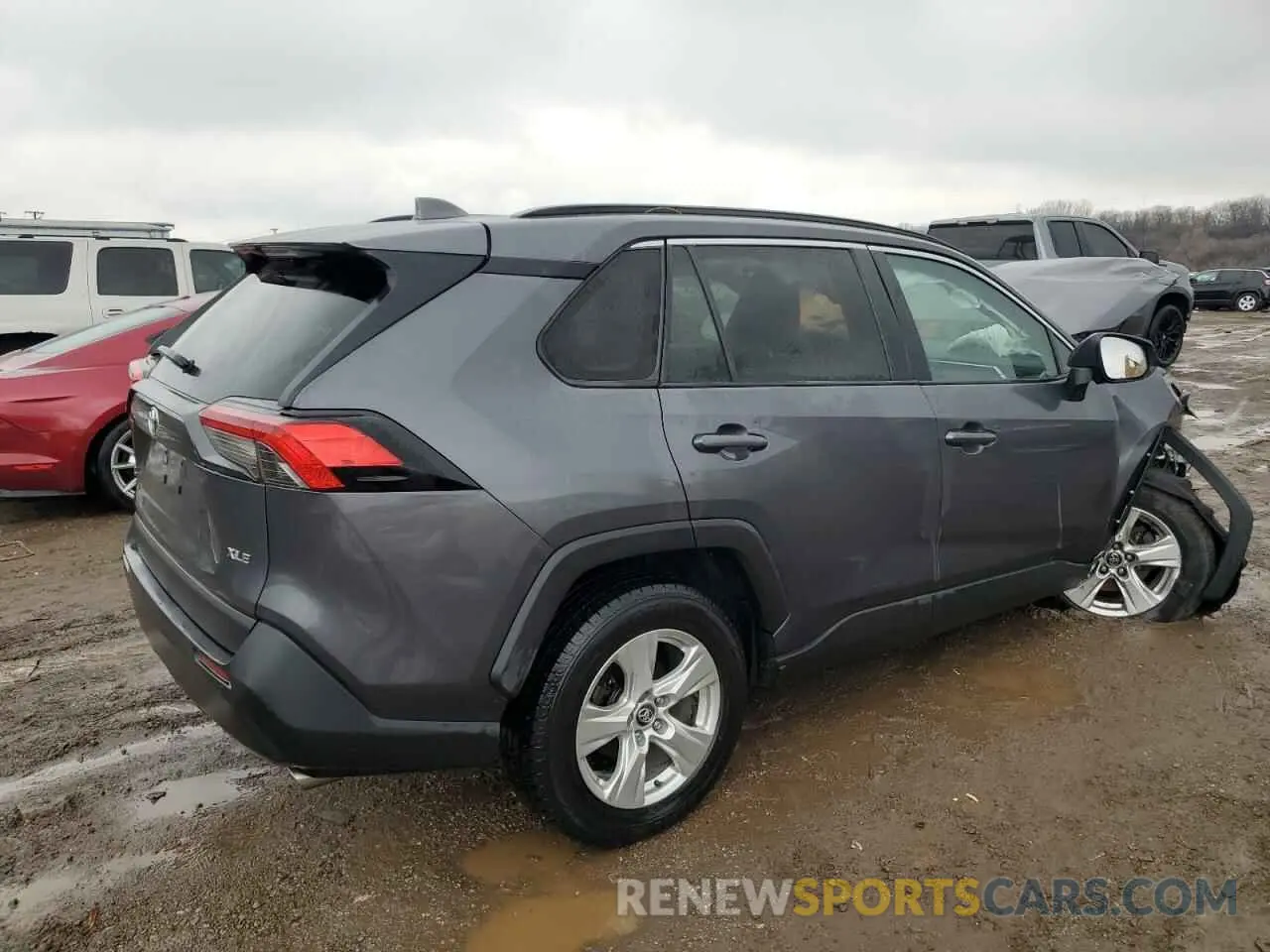 3 fotografías del automóvil dañado 2T3W1RFV4MW111294 TOYOTA RAV4 2021