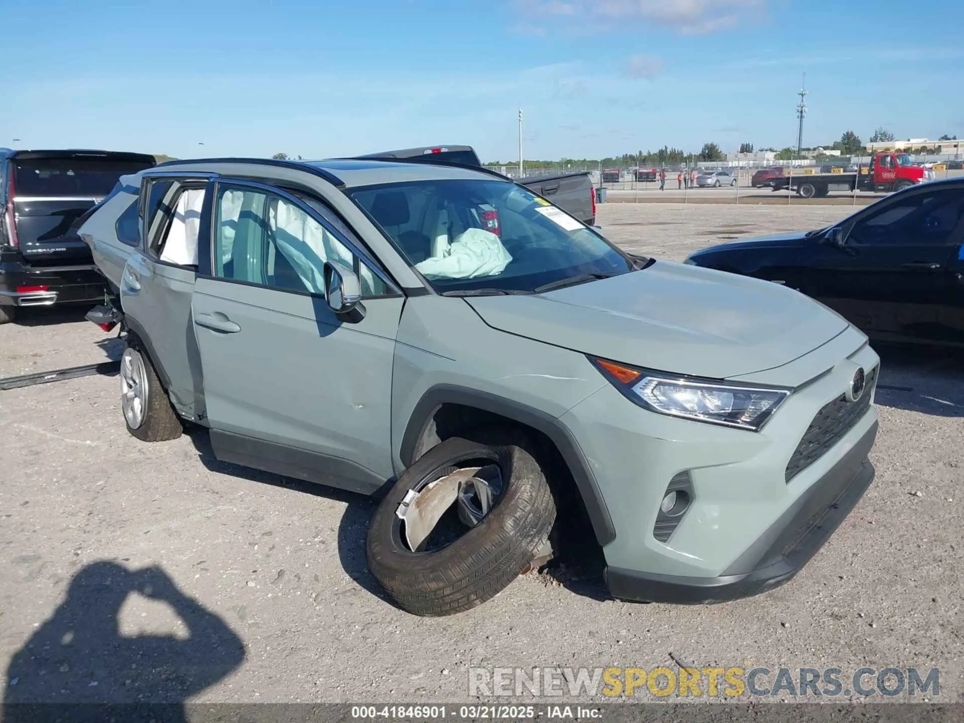 1 fotografías del automóvil dañado 2T3W1RFV4MW136969 TOYOTA RAV4 2021