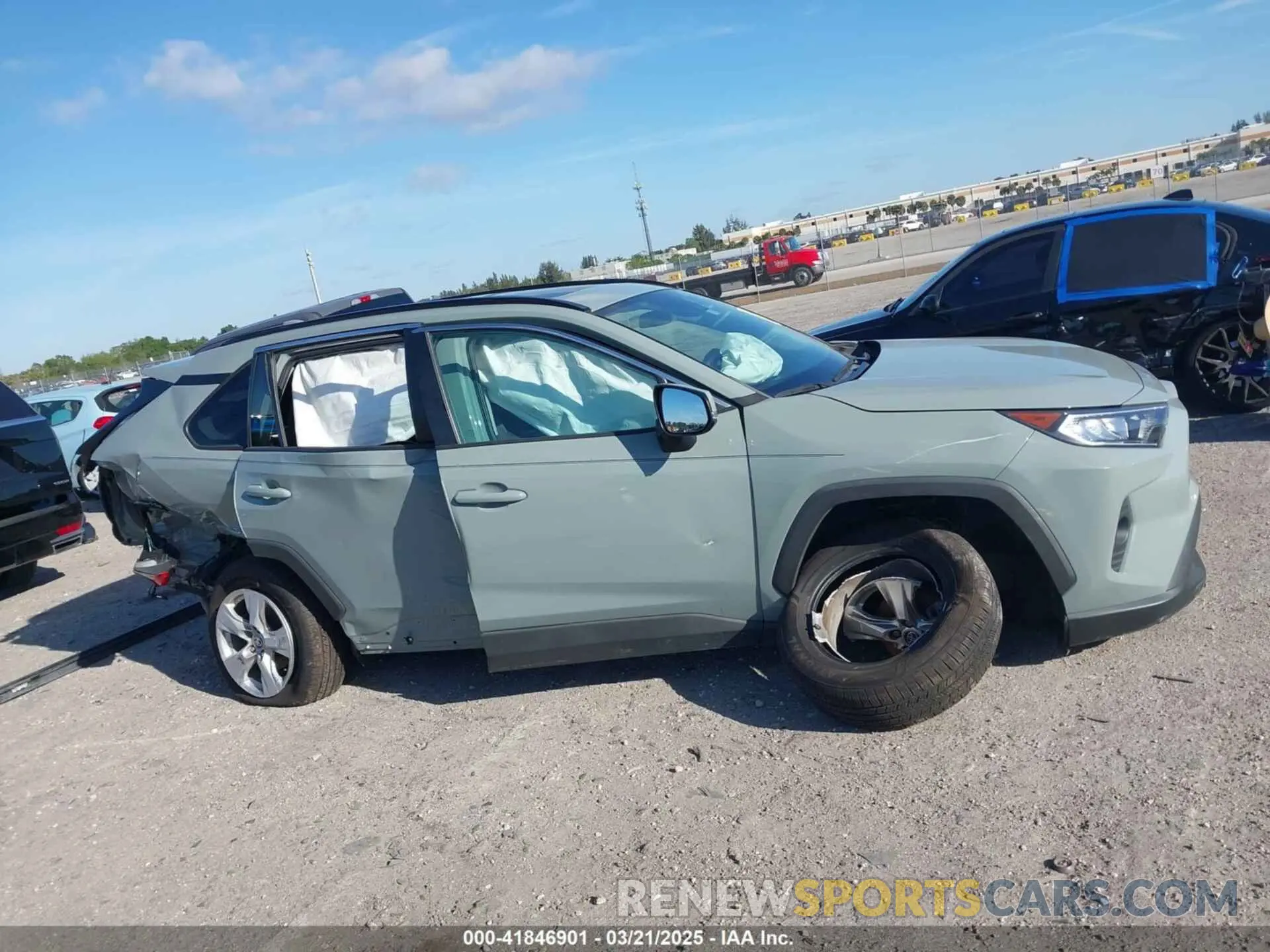 13 fotografías del automóvil dañado 2T3W1RFV4MW136969 TOYOTA RAV4 2021