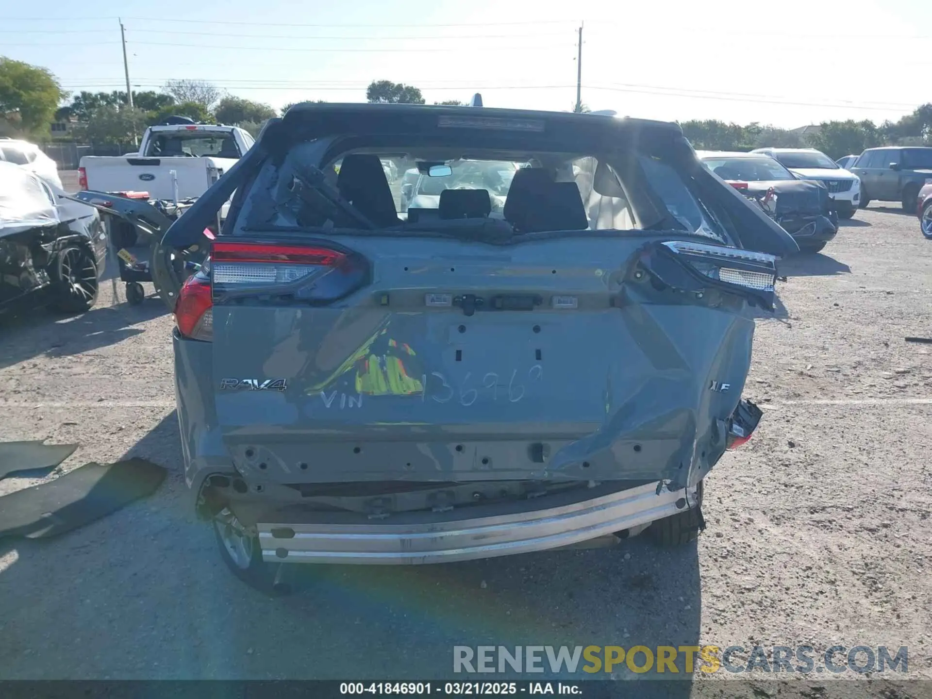 16 fotografías del automóvil dañado 2T3W1RFV4MW136969 TOYOTA RAV4 2021