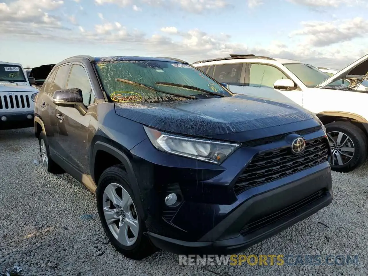 1 fotografías del automóvil dañado 2T3W1RFV4MW137278 TOYOTA RAV4 2021