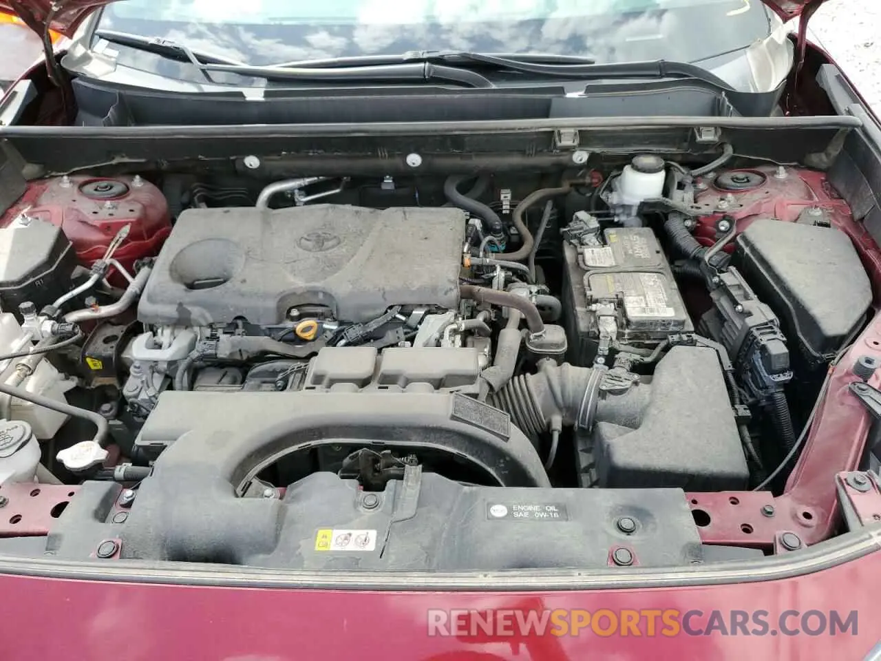 12 fotografías del automóvil dañado 2T3W1RFV4MW146109 TOYOTA RAV4 2021