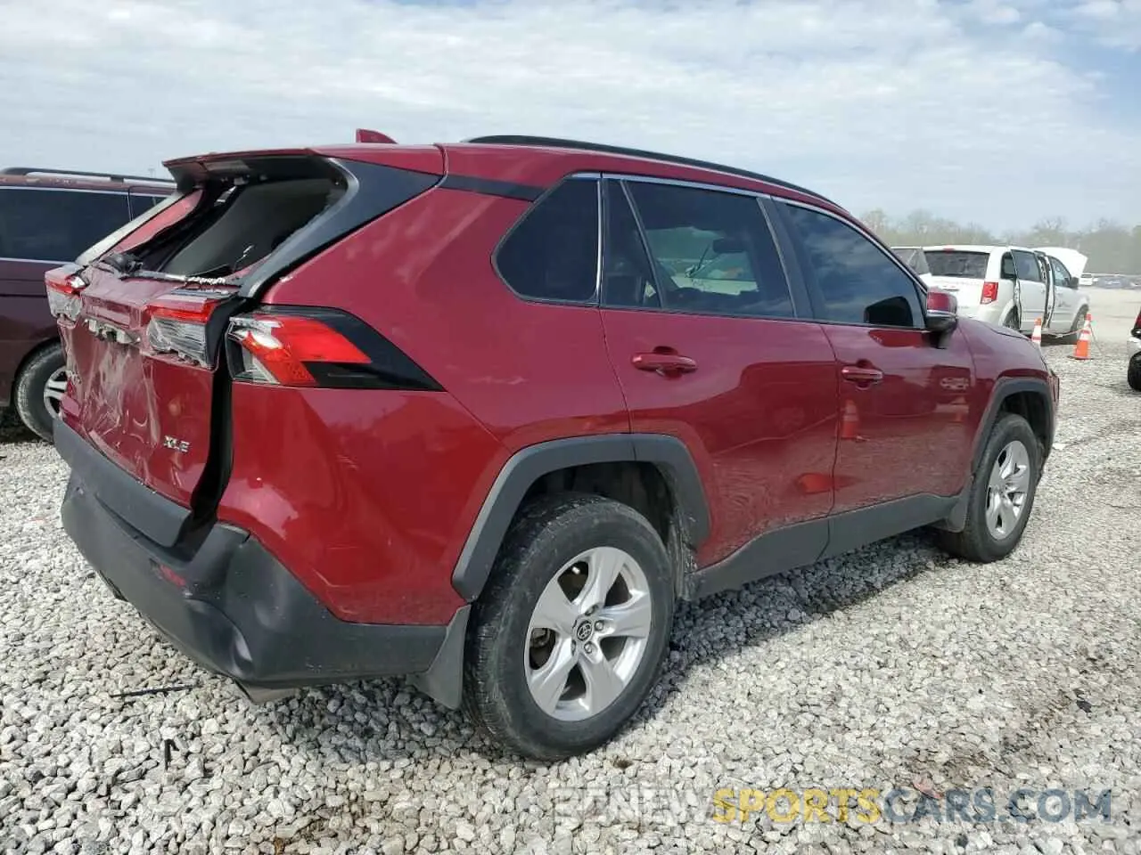 3 fotografías del automóvil dañado 2T3W1RFV4MW146109 TOYOTA RAV4 2021