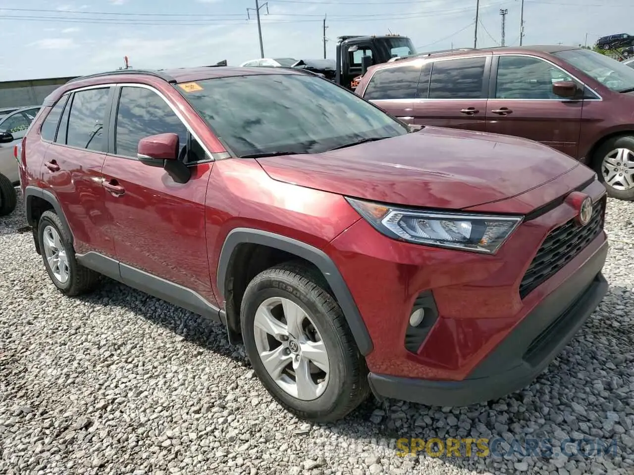 4 fotografías del automóvil dañado 2T3W1RFV4MW146109 TOYOTA RAV4 2021
