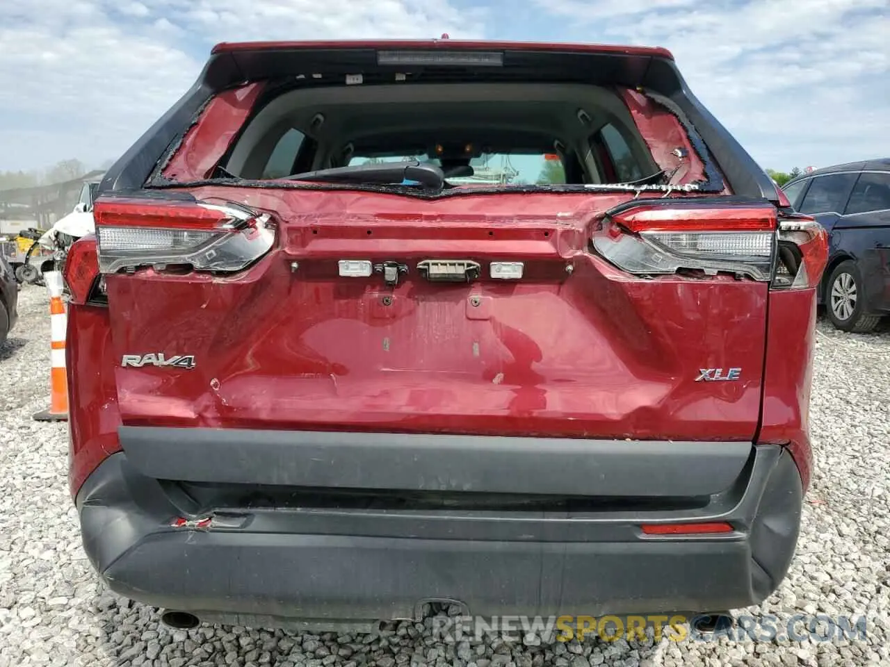 6 fotografías del automóvil dañado 2T3W1RFV4MW146109 TOYOTA RAV4 2021