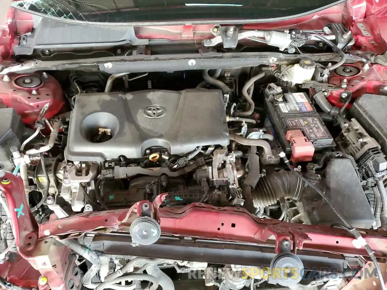 12 fotografías del automóvil dañado 2T3W1RFV4MW157773 TOYOTA RAV4 2021