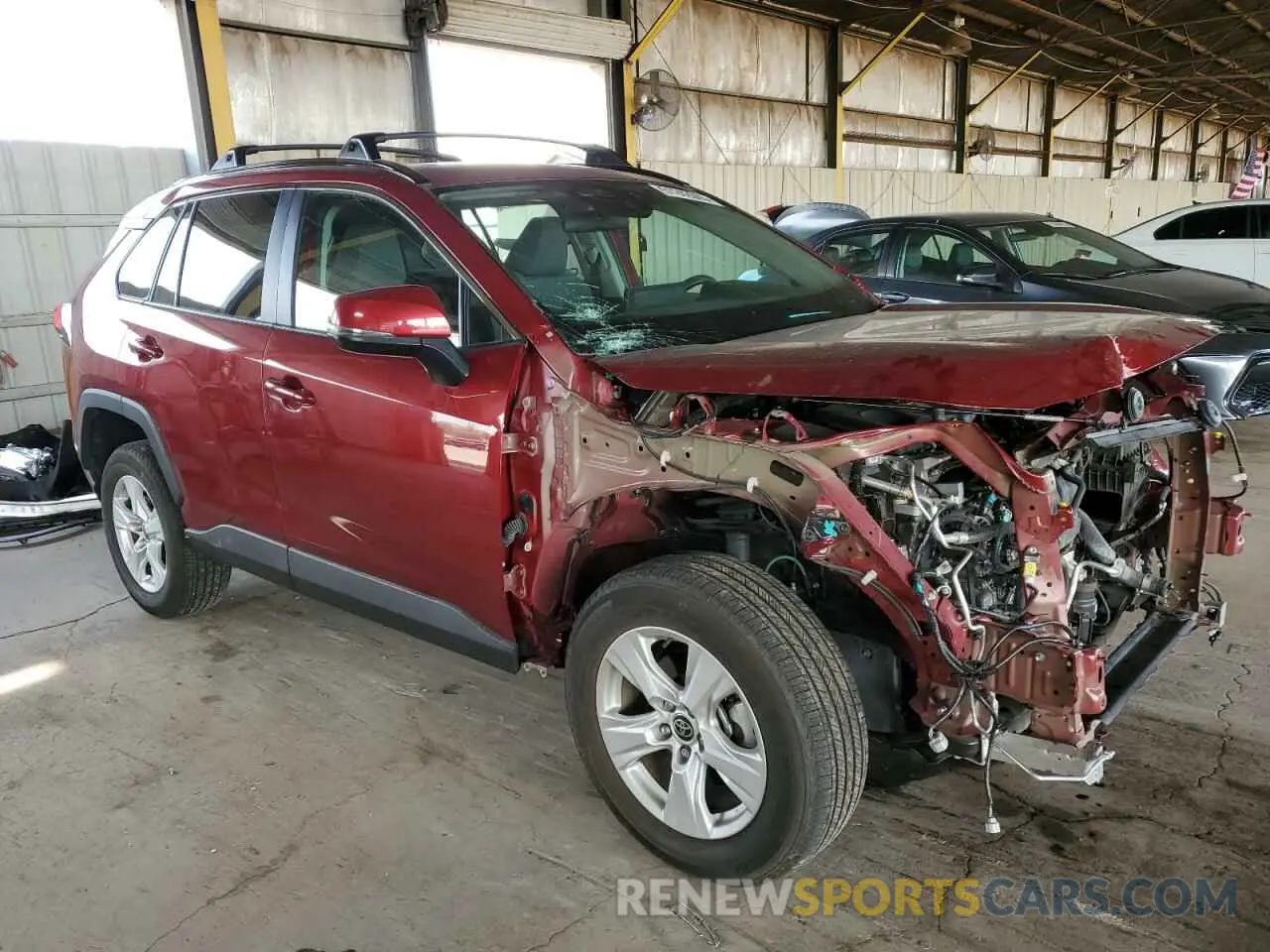 4 fotografías del automóvil dañado 2T3W1RFV4MW157773 TOYOTA RAV4 2021