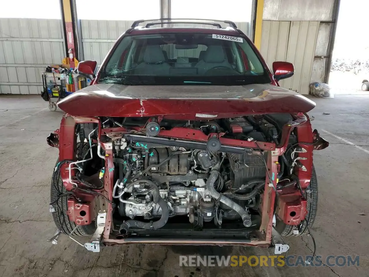 5 fotografías del automóvil dañado 2T3W1RFV4MW157773 TOYOTA RAV4 2021