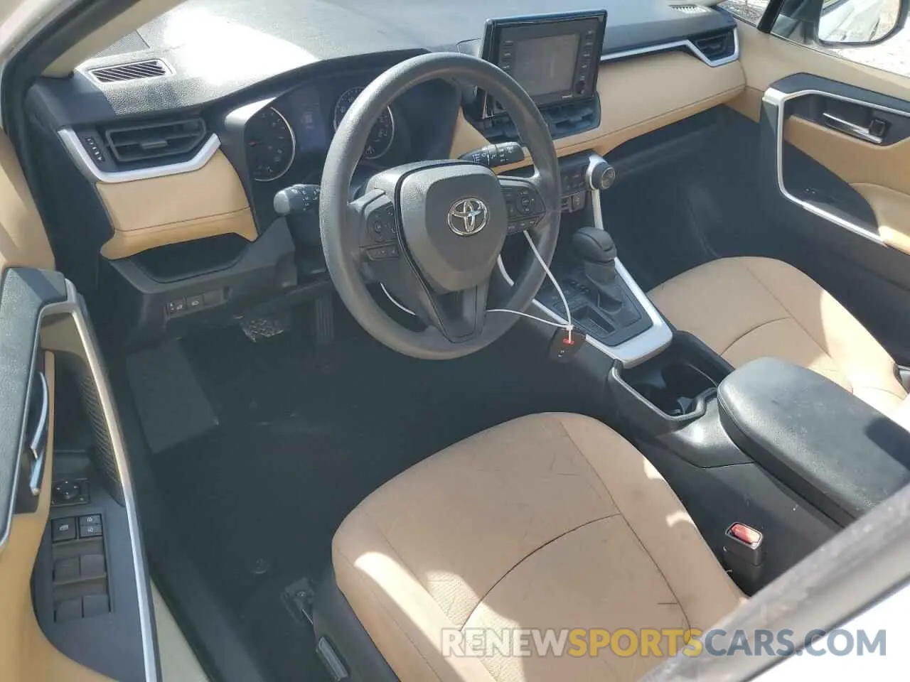 8 fotografías del automóvil dañado 2T3W1RFV5MC097259 TOYOTA RAV4 2021