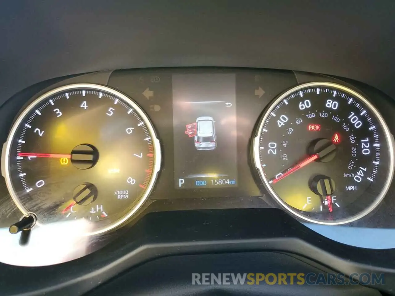 9 fotografías del automóvil dañado 2T3W1RFV5MC097259 TOYOTA RAV4 2021